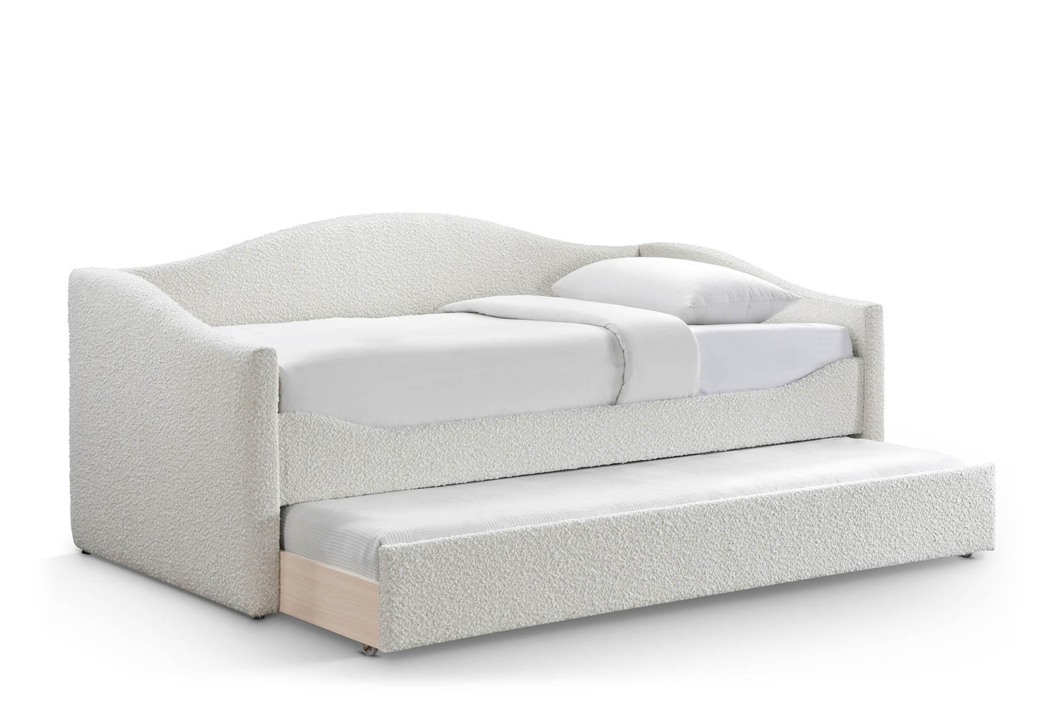 

    
Cream Boucle Twin Daybed ARLO ArloCream-T Meridian Modern Contemporary
