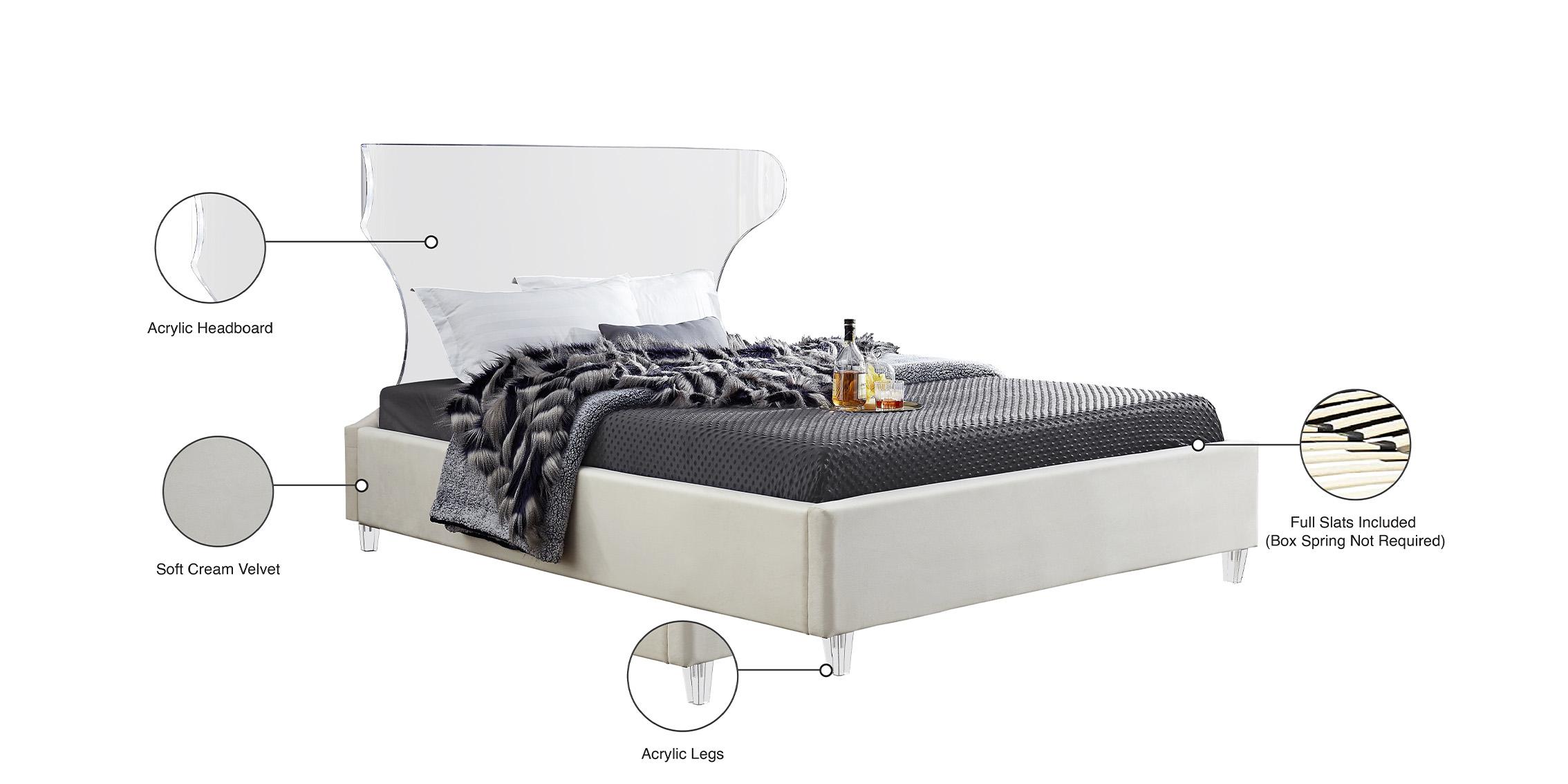 

    
Meridian Furniture GHOST GhostCream-F Platform Bed Cream GhostCream-F
