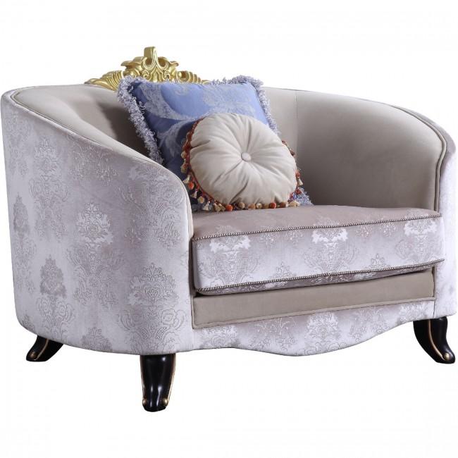 

        
Acme Furniture Sheridan-53945 Sofa Loveseat and Chair Set Cream Fabric 0840412182310
