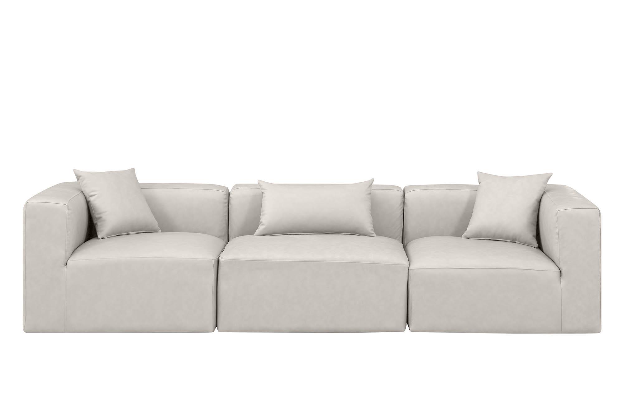 

        
Meridian Furniture CUBE 668Cream-S108B Modular Sofa Cream Faux Leather 094308317014
