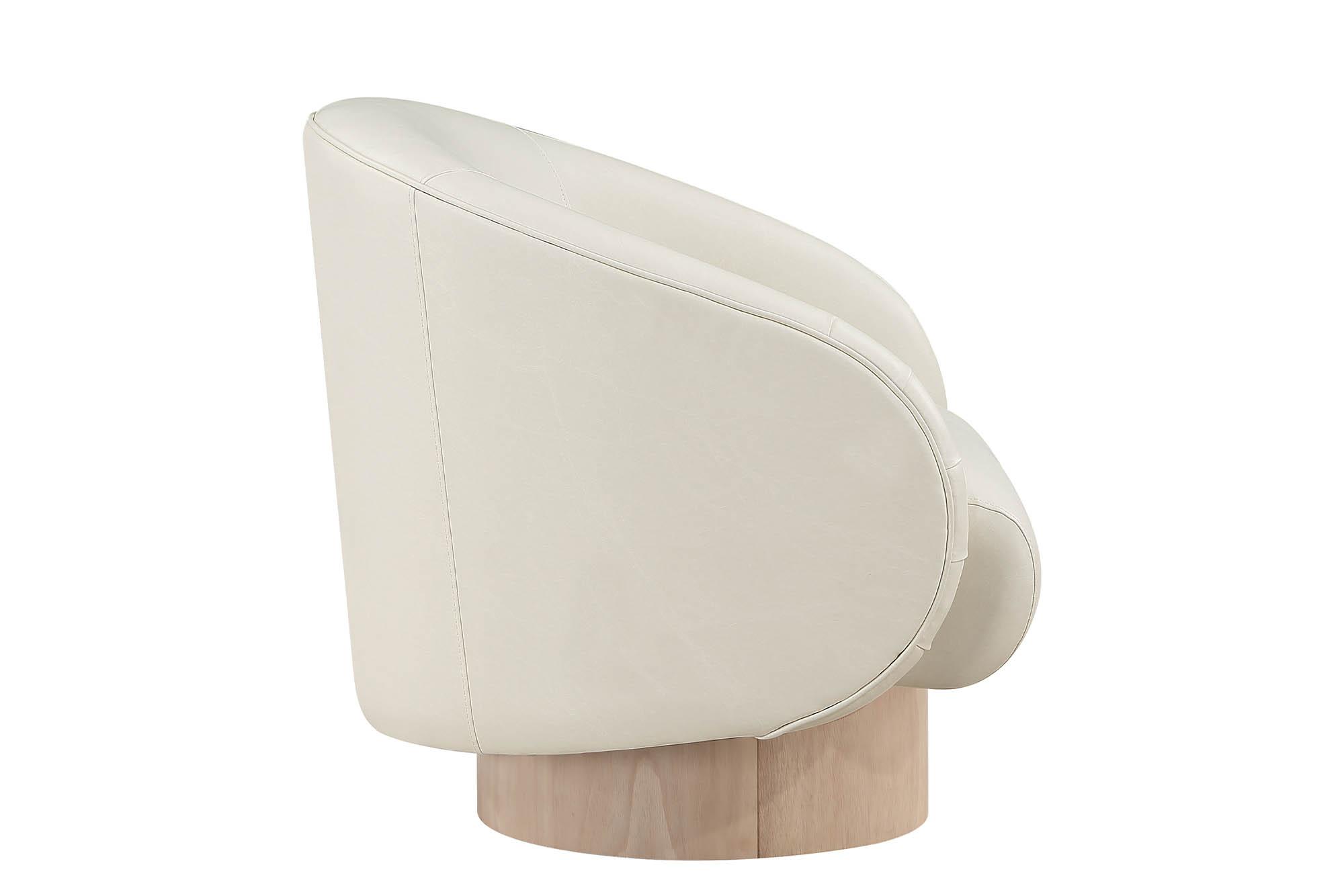 

        
Meridian Furniture GIBSON 484Cream Swivel Chair Cream Faux Leather 094308302355
