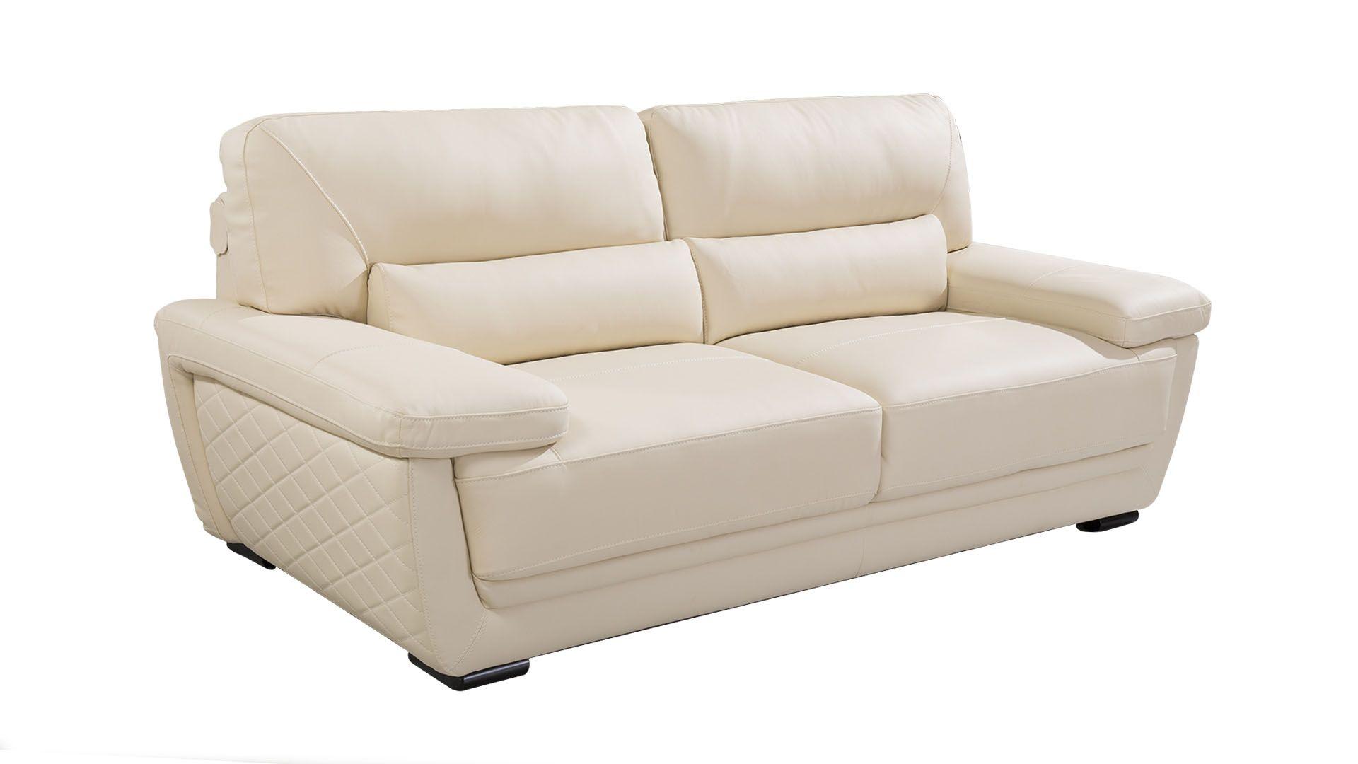 

    
Cream Italian Leather Sofa EK019-CRM American Eagle Contemporary Modern
