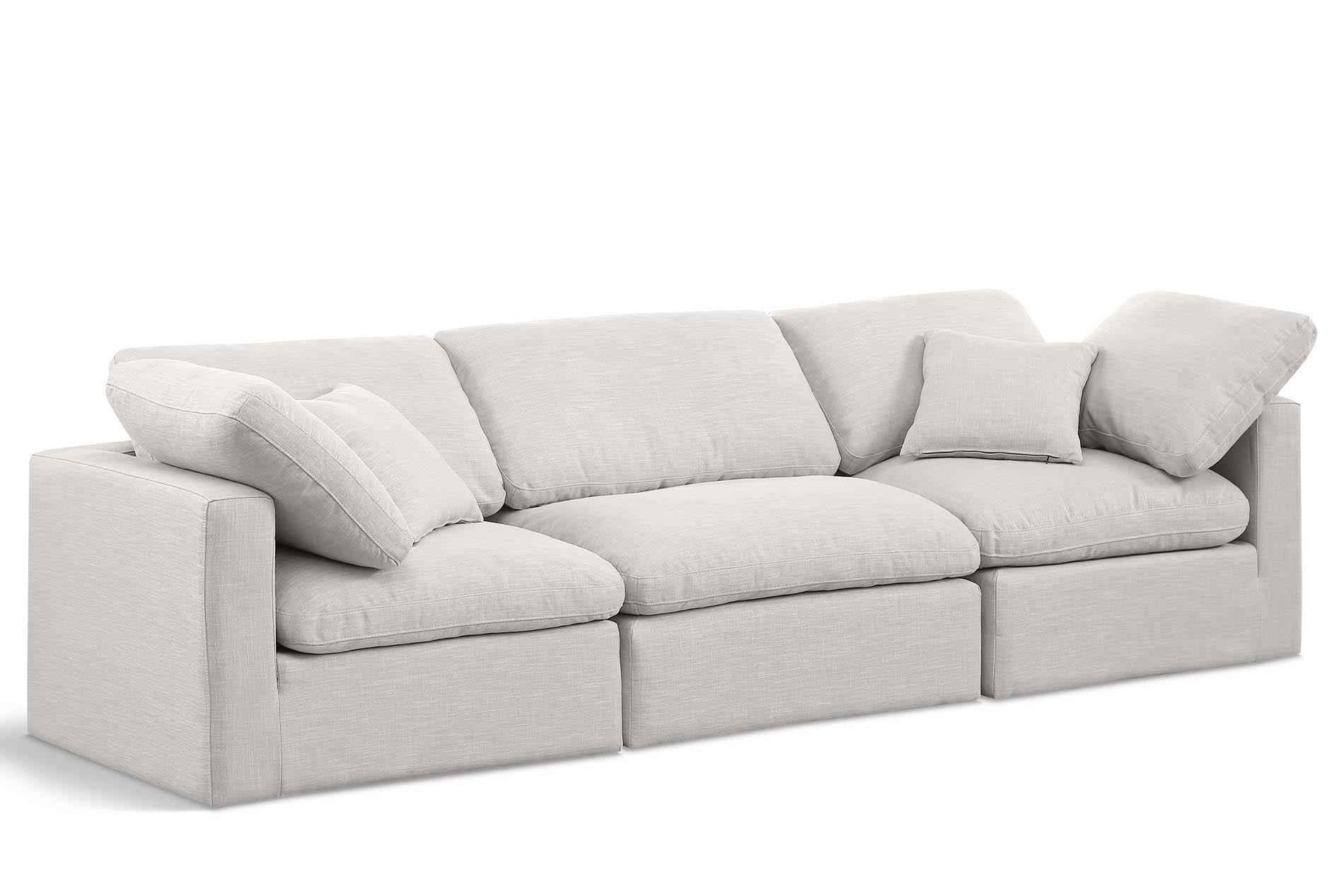 

    
Cream Linen Fabric Modular Sofa INDULGE 141Cream-S105 Meridian Contemporary
