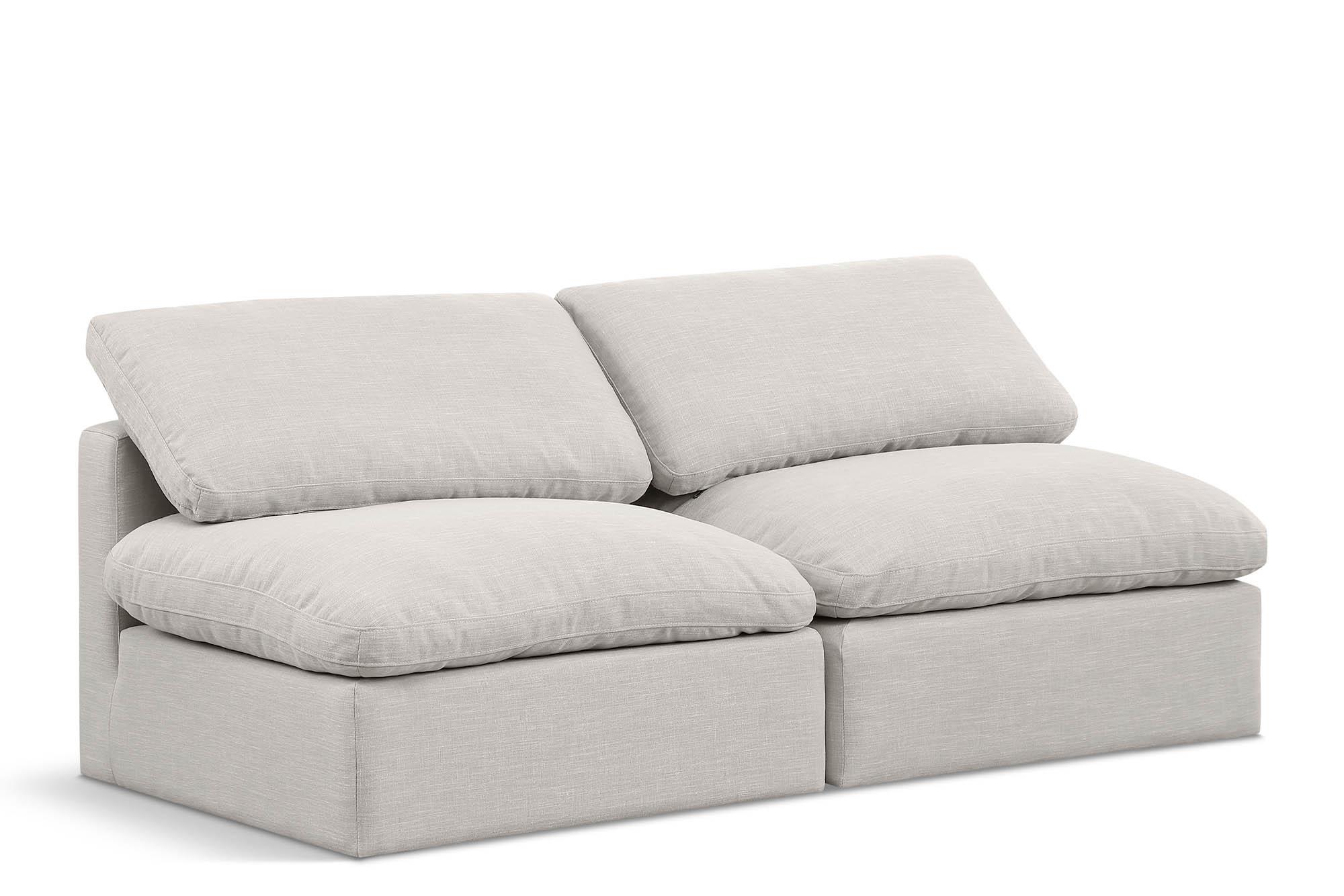 Contemporary, Modern Modular Sofa INDULGE 141Cream-S2 141Cream-S2 in Cream Linen