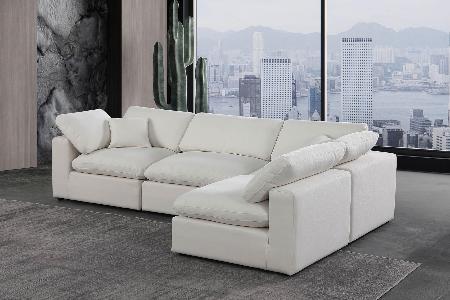 

        
Meridian Furniture 187Cream-Sec4B Modular Sectional Cream Linen 094308287331
