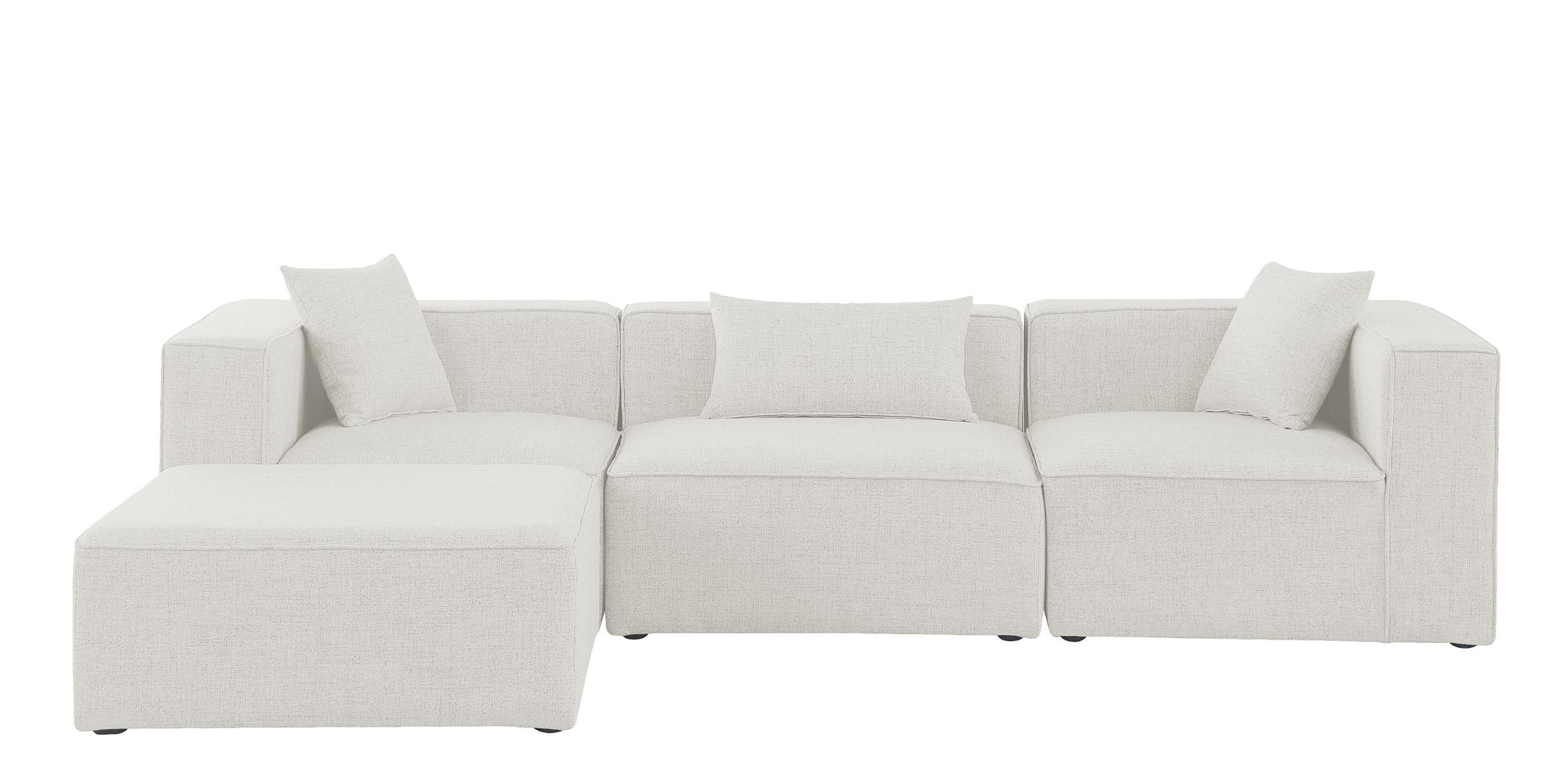 

    
630Cream-Sec4A Meridian Furniture Modular Sectional Sofa
