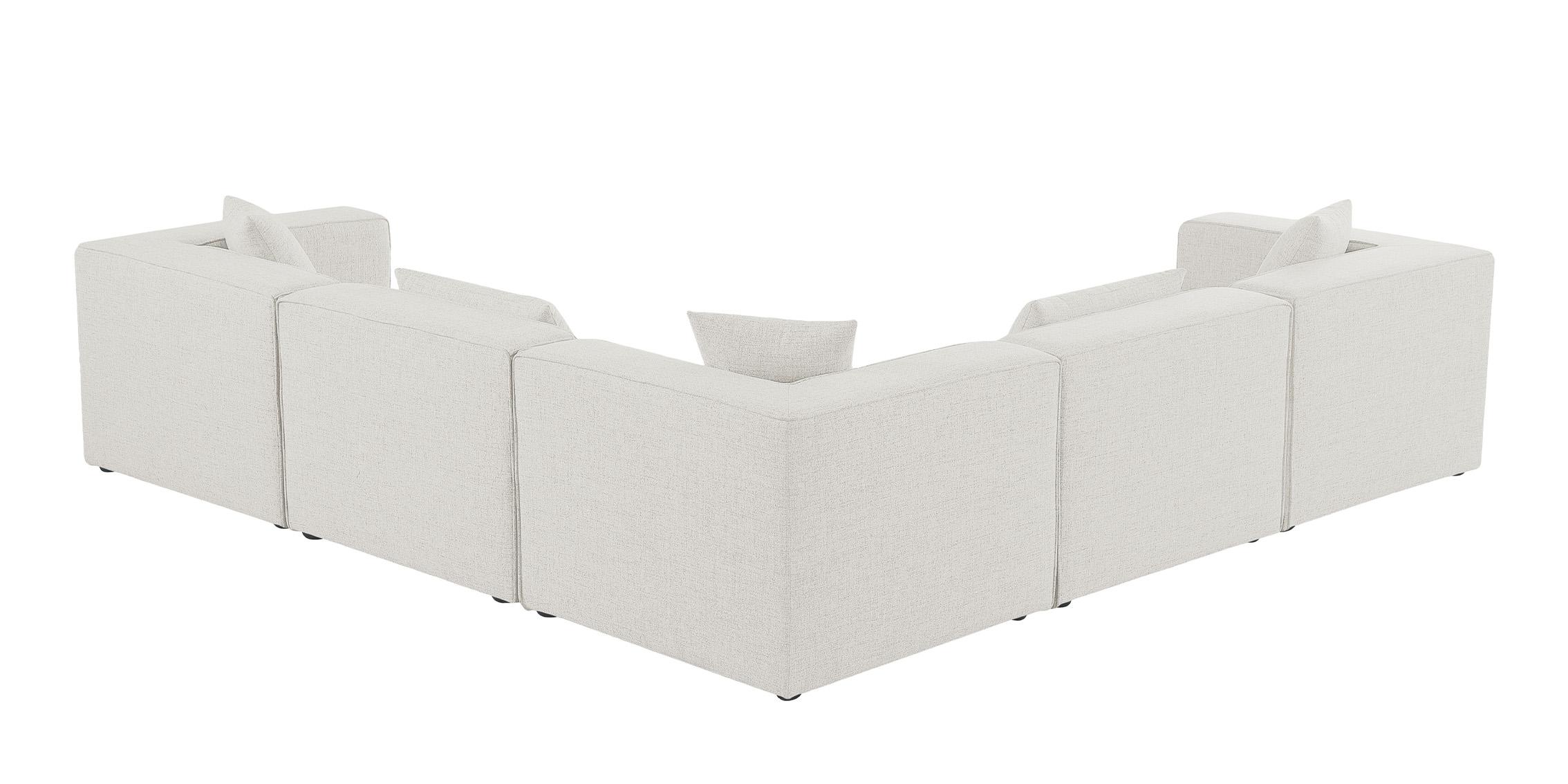 

        
Meridian Furniture CUBE 630Cream-Sec5C Modular Sectional Sofa Cream Linen 94308264202
