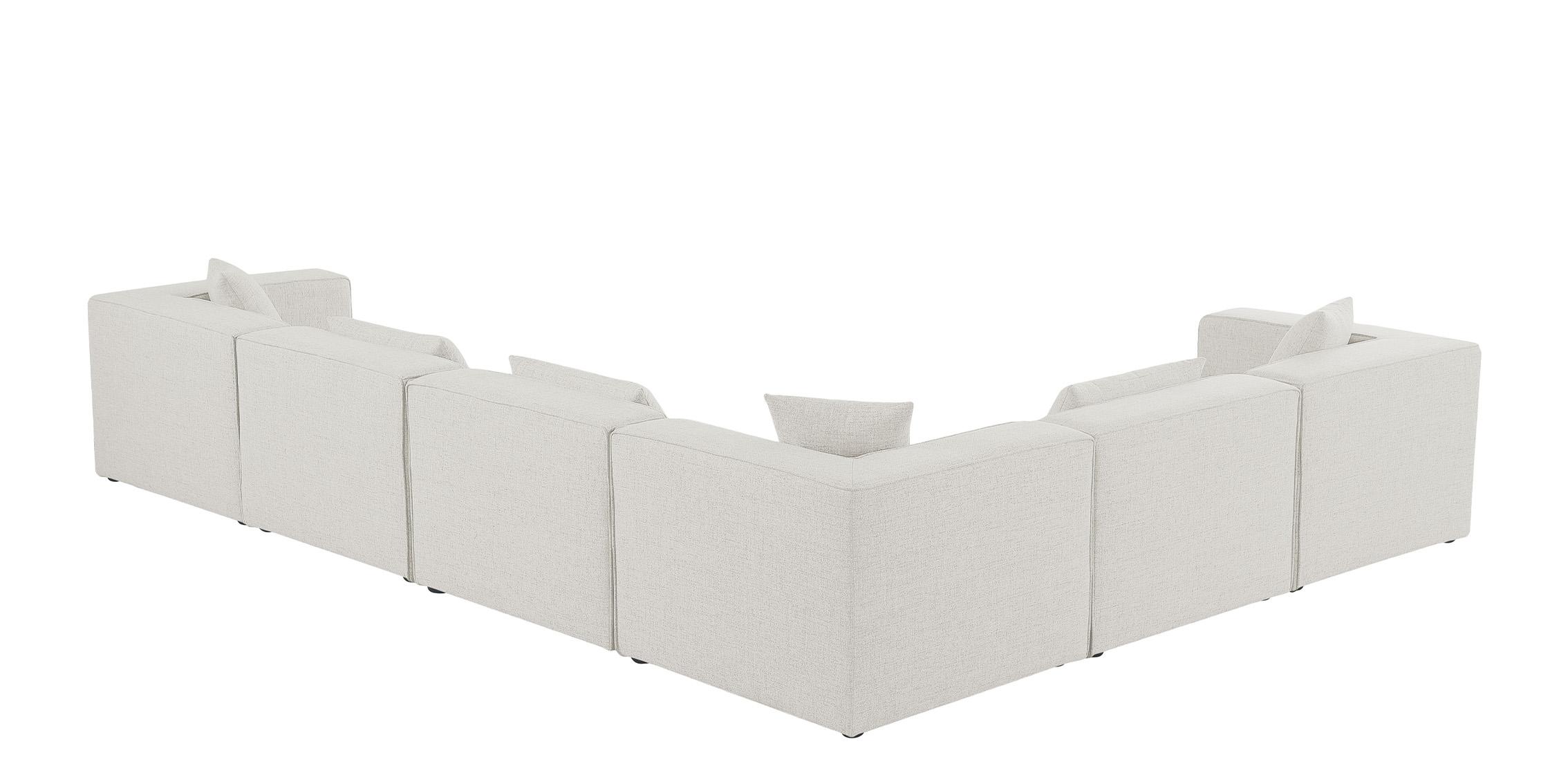 

        
Meridian Furniture CUBE 630Cream-Sec6A Modular Sectional Sofa Cream Linen 94308264233
