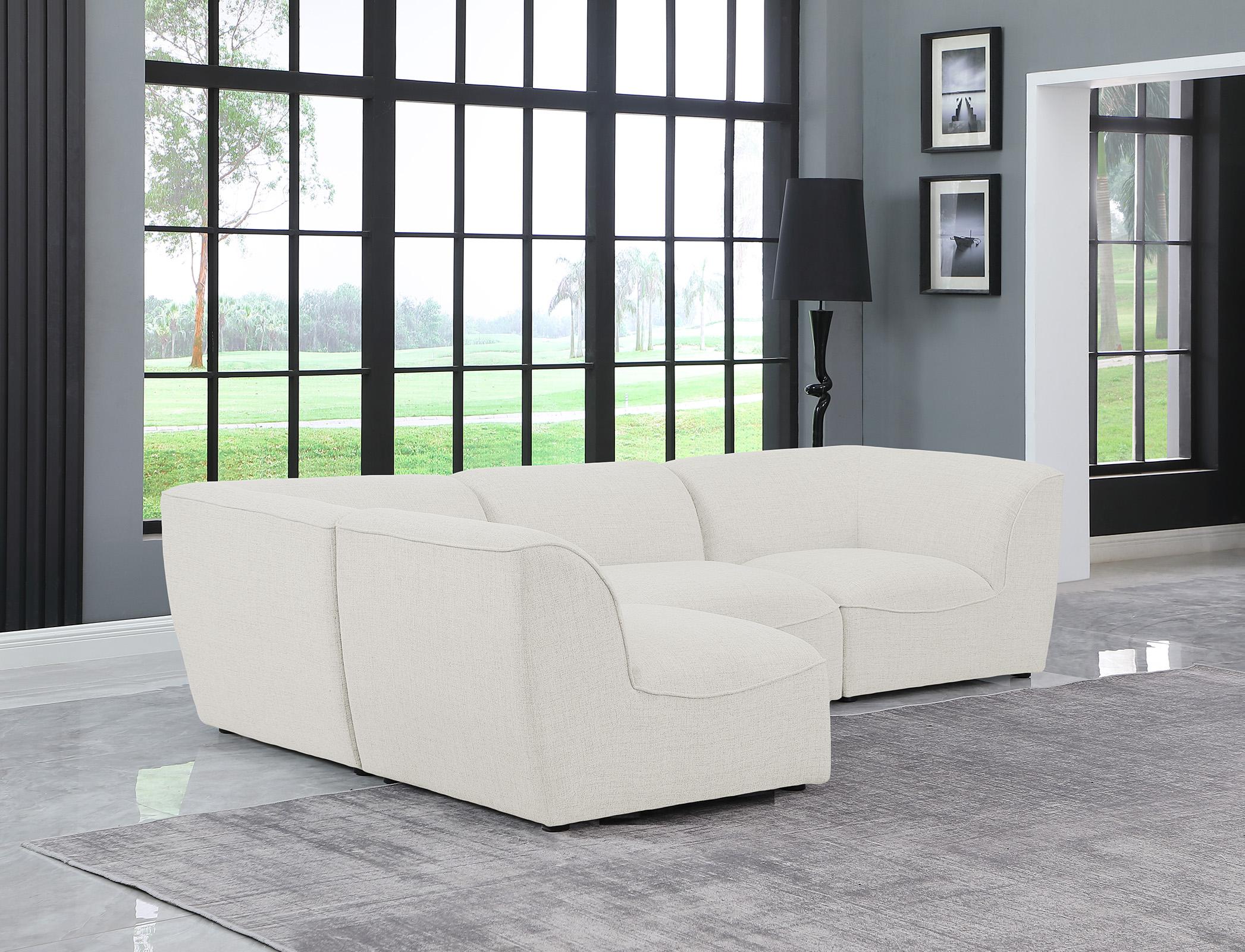 

        
Meridian Furniture MIRAMAR 683Cream-Sec4B Modular Sectional Sofa Cream Linen 094308267128

