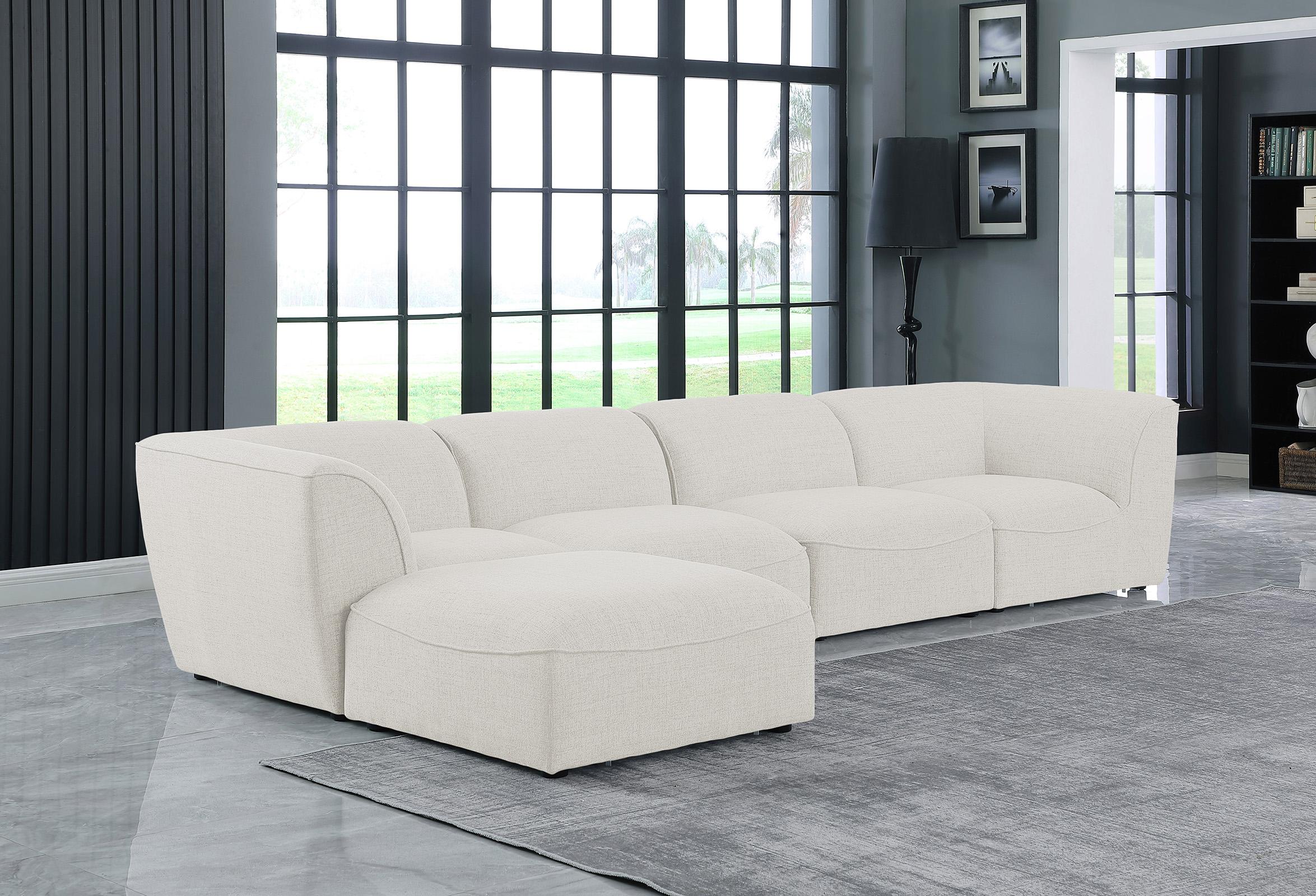 

        
Meridian Furniture MIRAMAR 683Cream-Sec5A Modular Sectional Sofa Cream Linen 94308264592
