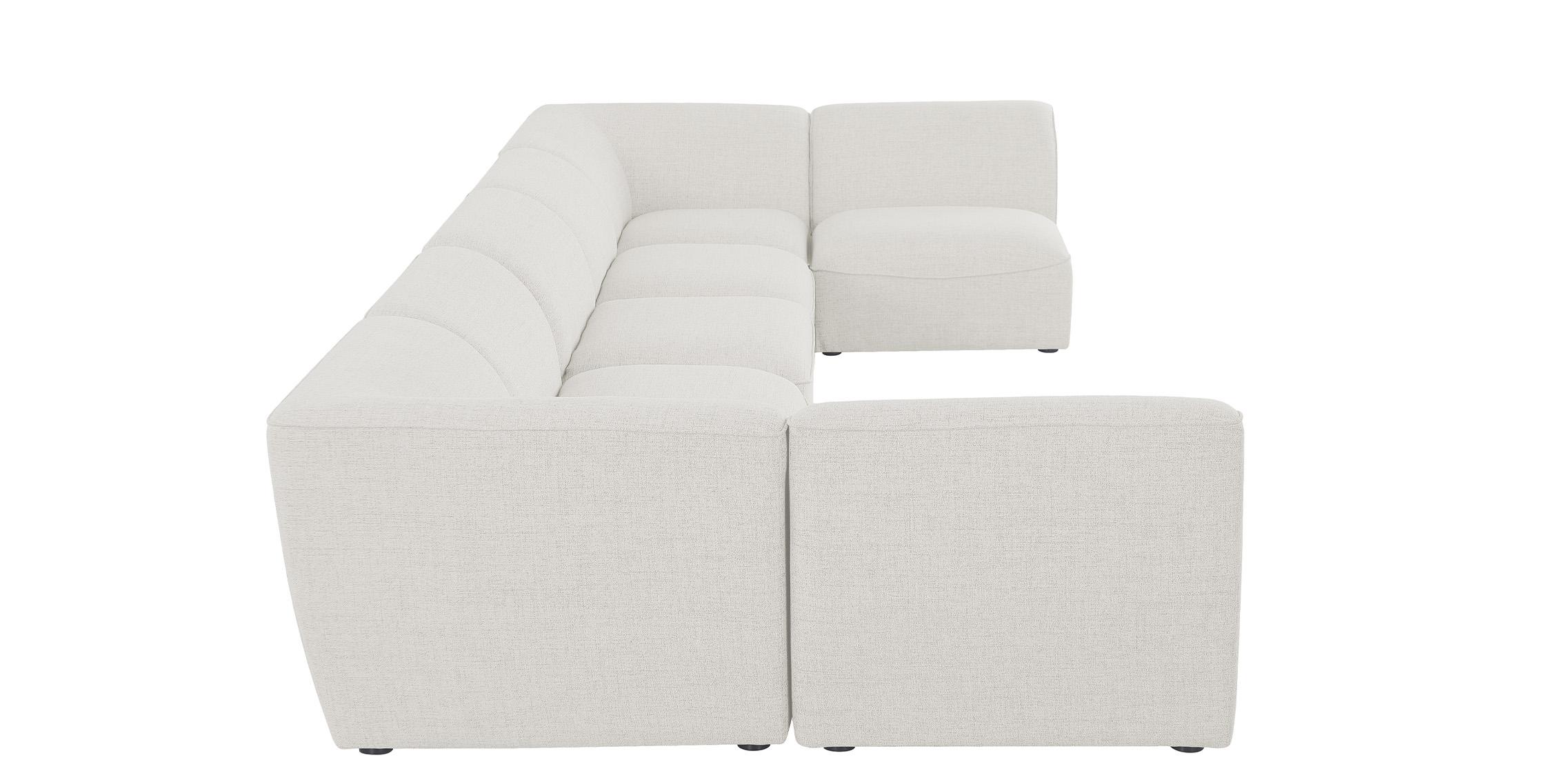 

        
Meridian Furniture MIRAMAR 683Cream-Sec7B Modular Sectional Sofa Cream Linen 094308267210
