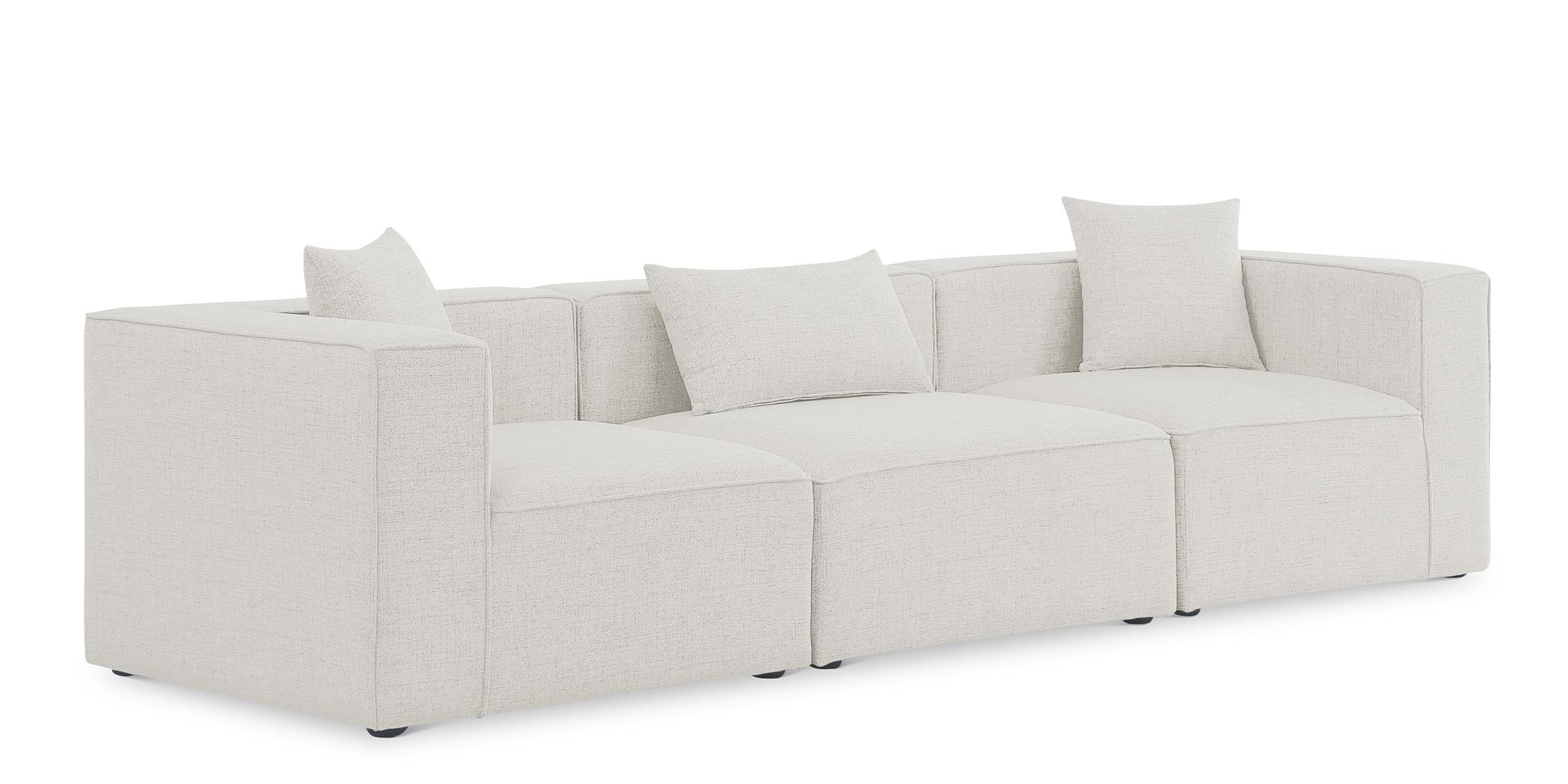 Contemporary, Modern Modular Sofa CUBE 630Cream-S108B 630Cream-S108B in Cream Linen