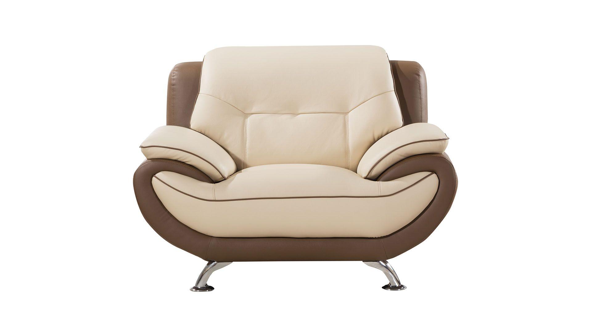 

                    
American Eagle Furniture EK9600-CRM.TPE-SF Sofa Set Cream Top grain leather Purchase 
