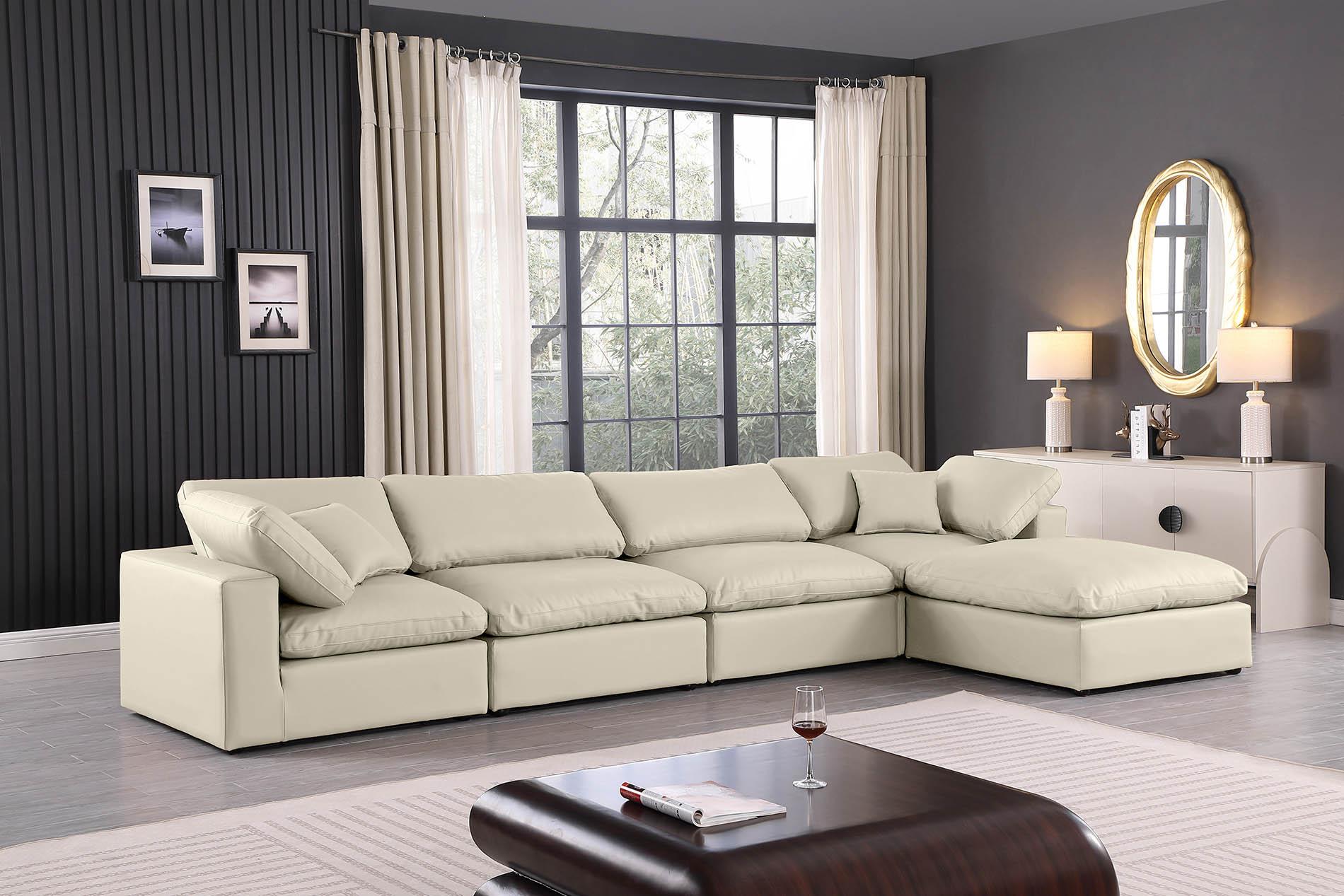 

        
Meridian Furniture 188Cream-Sec5A Modular Sectional Cream Faux Leather 094308288291
