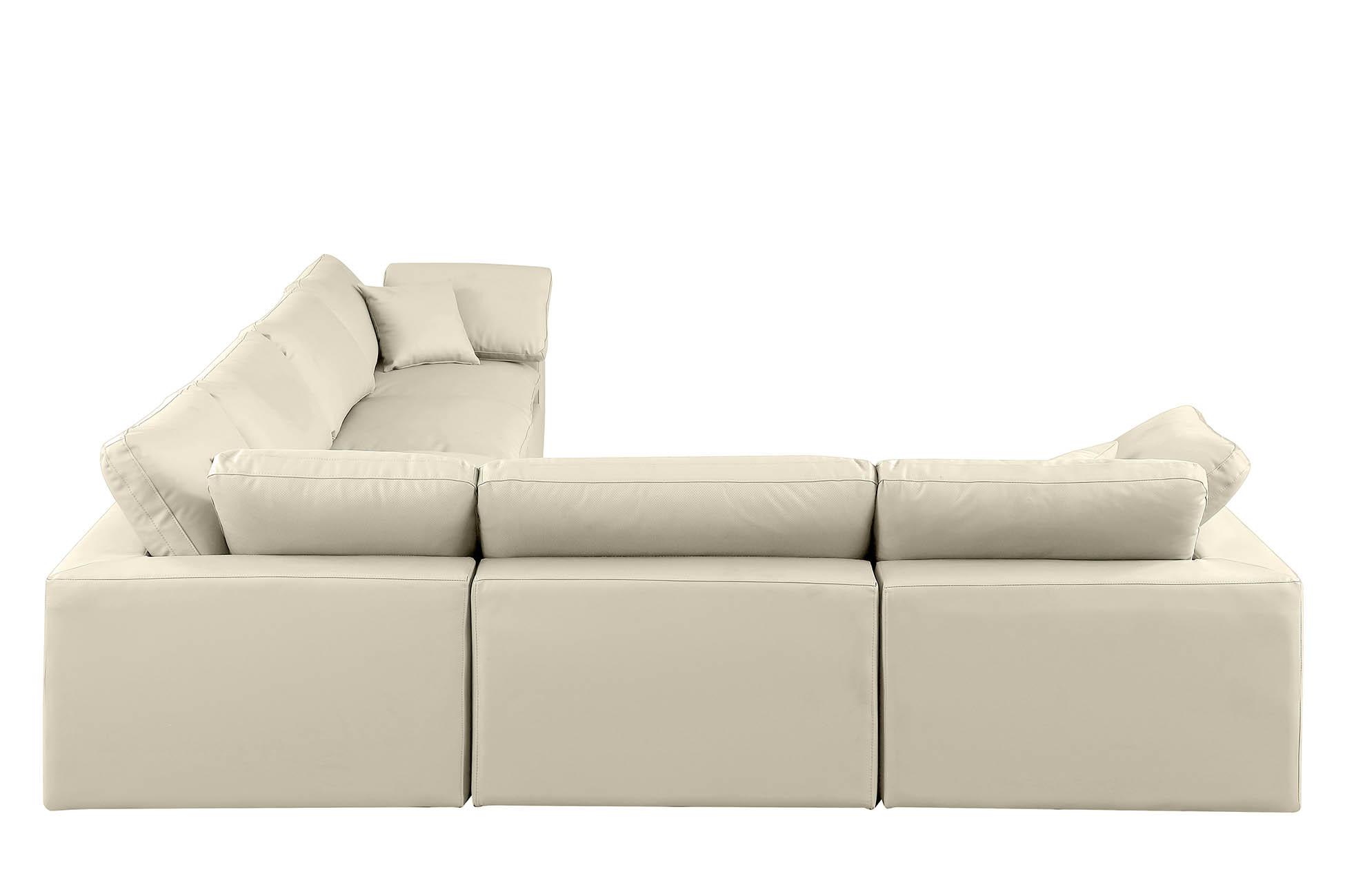 

        
Meridian Furniture 188Cream-Sec6A Modular Sectional Cream Faux Leather 094308288338
