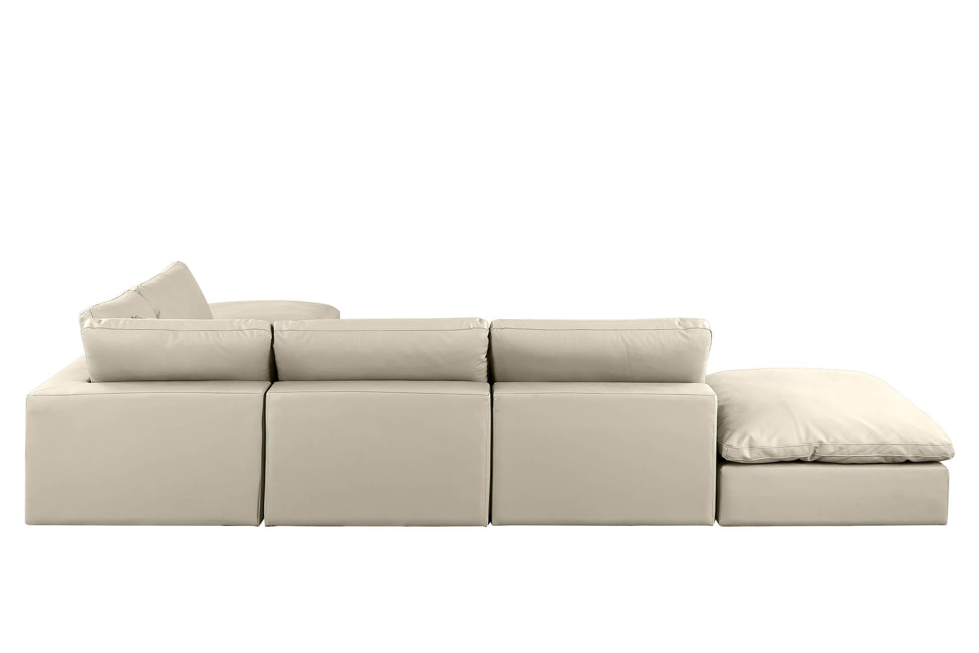 

        
Meridian Furniture 188Cream-Sec6E Modular Sectional Cream Faux Leather 094308293325
