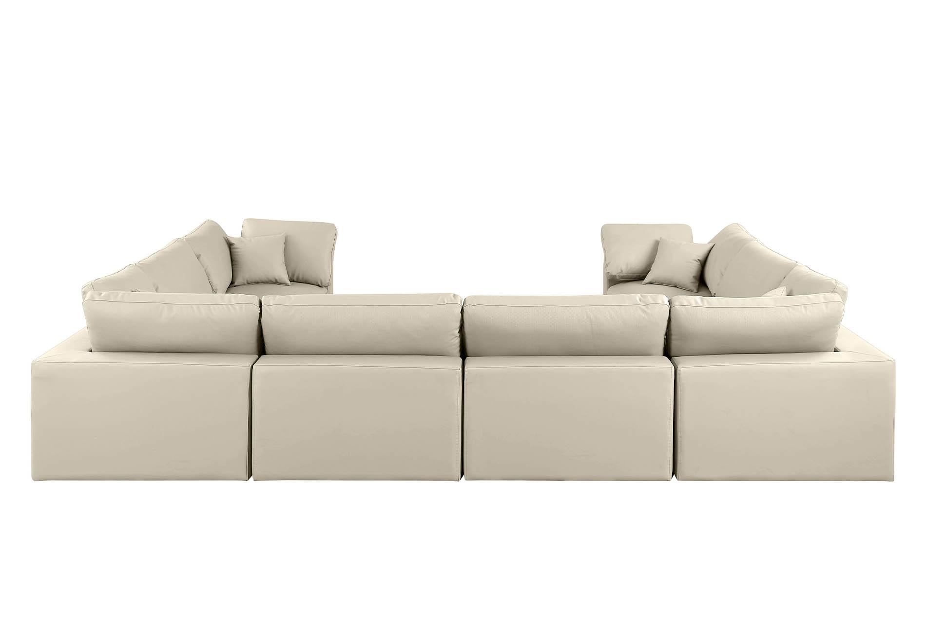 

        
Meridian Furniture 188Cream-Sec8A Modular Sectional Cream Faux Leather 094308288390
