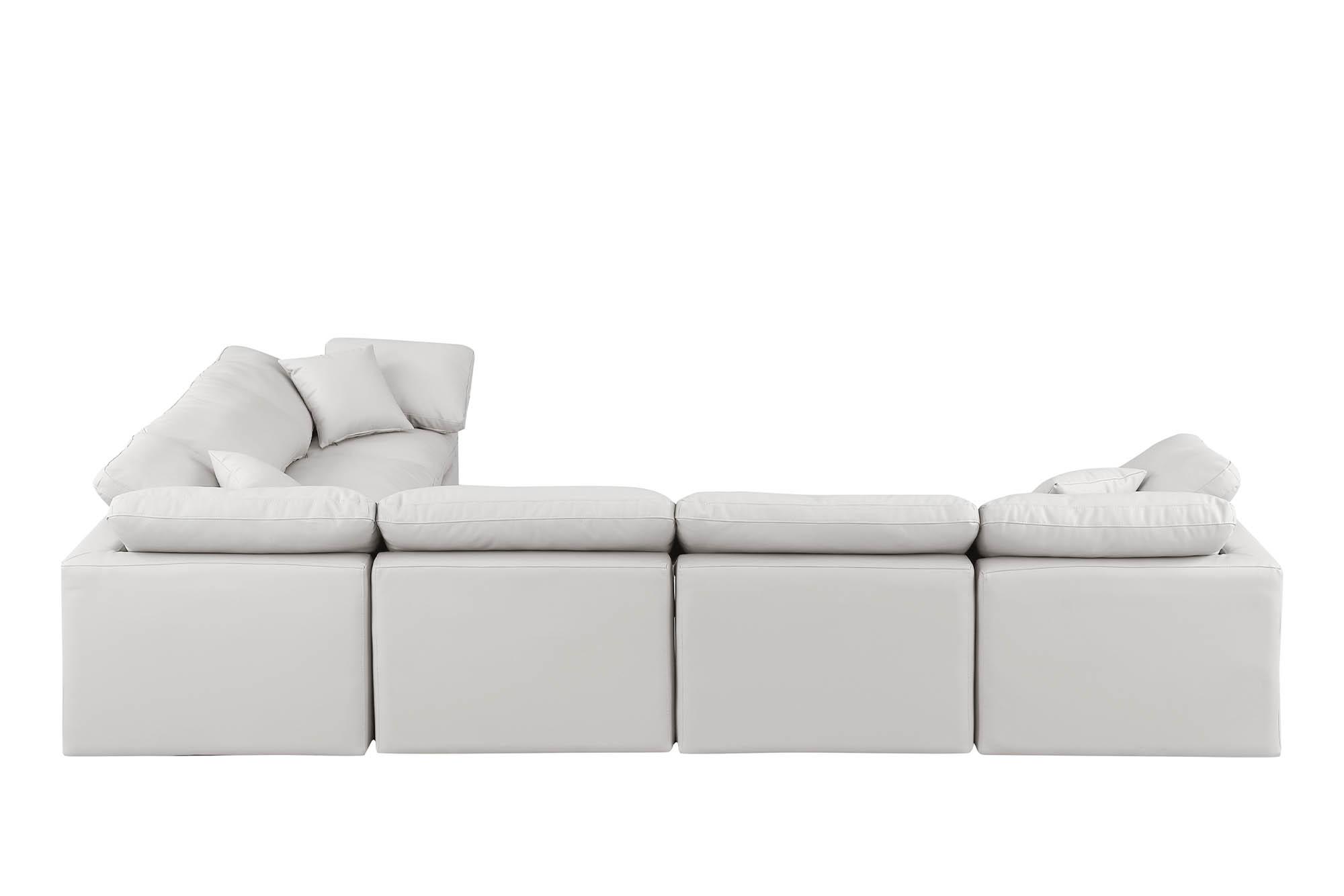

    
146Cream-Sec6A Meridian Furniture Modular Sectional Sofa
