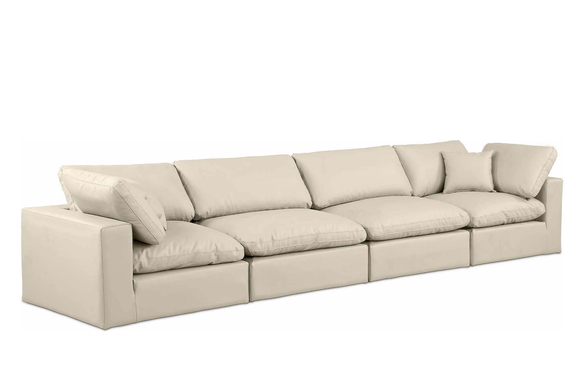 

    
Cream Vegan Leather Modular Sofa COMFY 188Cream-S158 Meridian Contemporary
