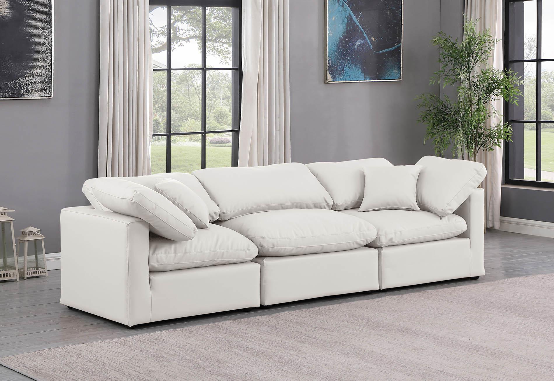 

    
Cream Vegan Leather Modular Sofa INDULGE 146Cream-S105 Meridian Modern
