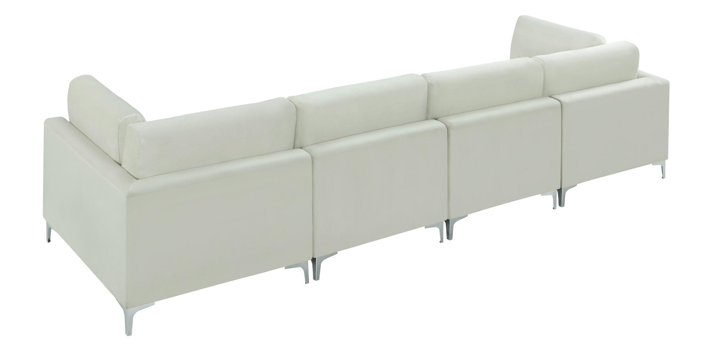 

        
Meridian Furniture JULIA 605Cream-S142 Modular Sofa Cream Velvet 753359809151
