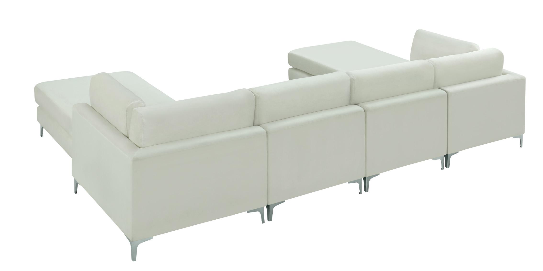 

        
Meridian Furniture JULIA 605Cream-Sec6B Modular Sectional Sofa Cream Velvet 753359809212
