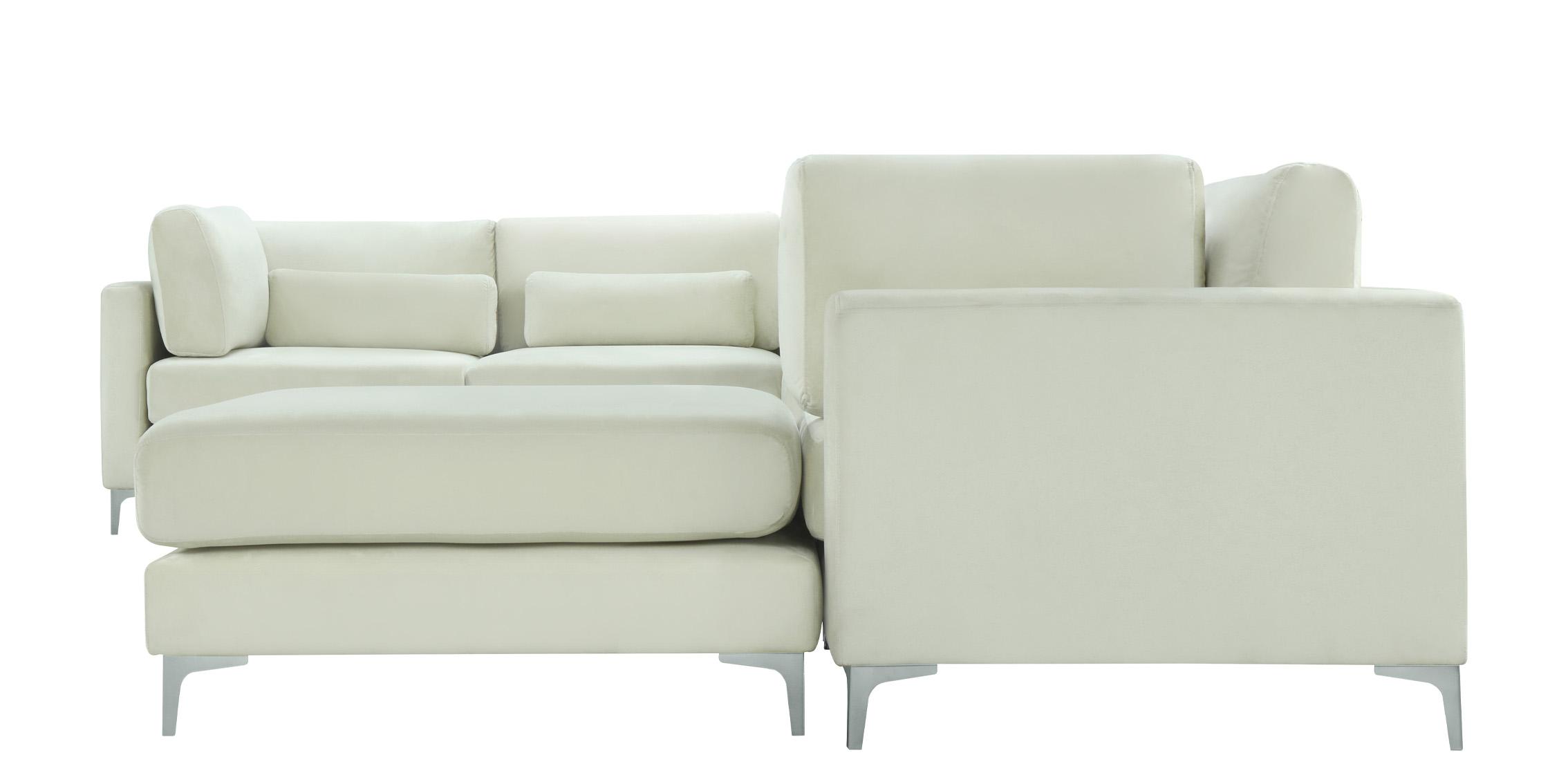 

        
Meridian Furniture JULIA 605Cream-Sec7A Modular Sectional Sofa Cream Velvet 753359809229
