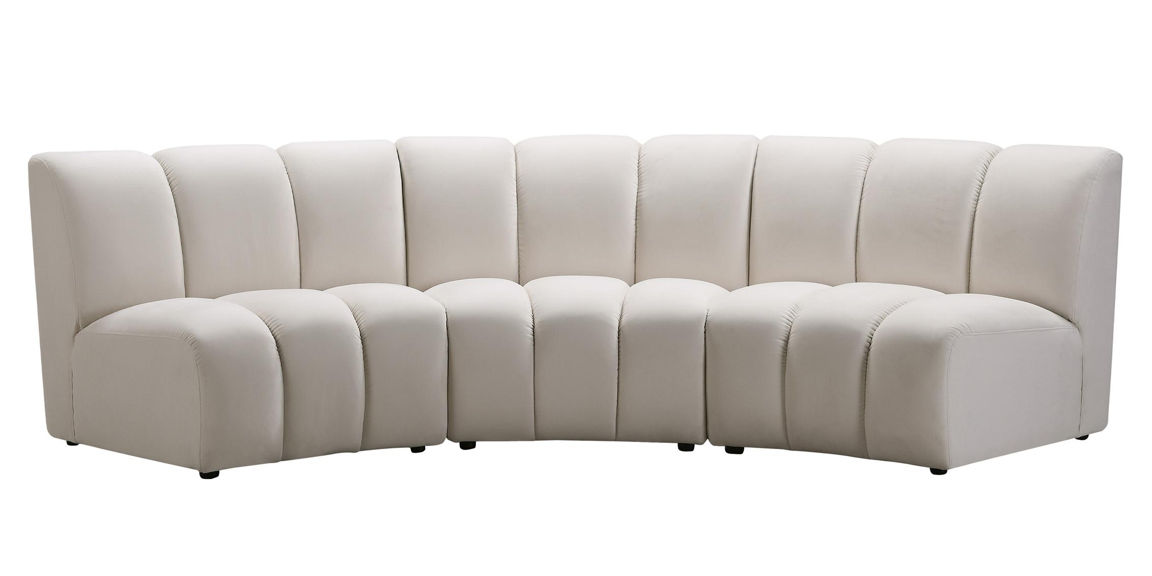 

    
638Cream-3PC Cream Velvet Modular Sectional Sofa INFINITY 638Cream-3PC Meridian Modern

