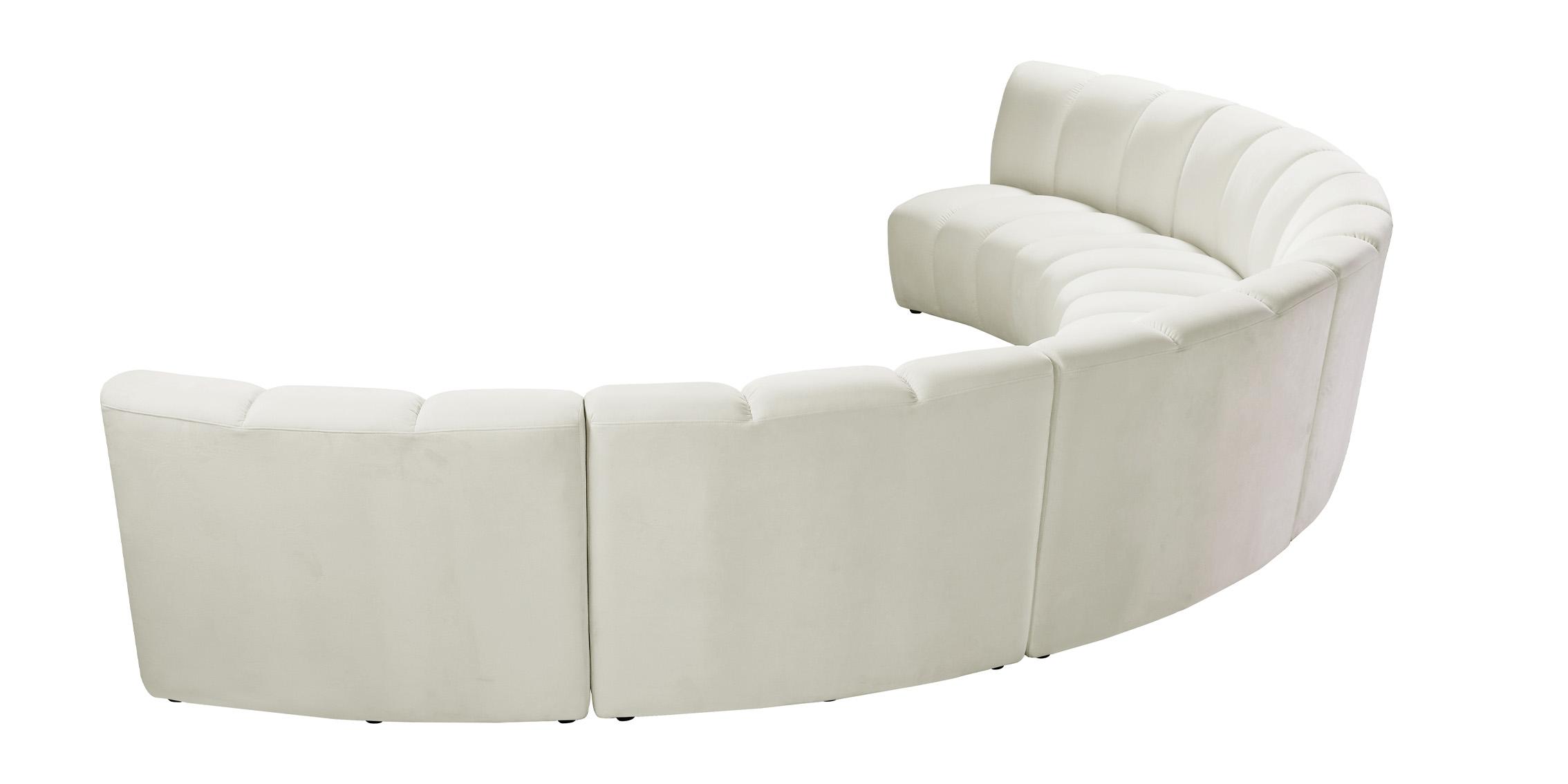 

    
638Cream-6PC Meridian Furniture Modular Sectional Sofa
