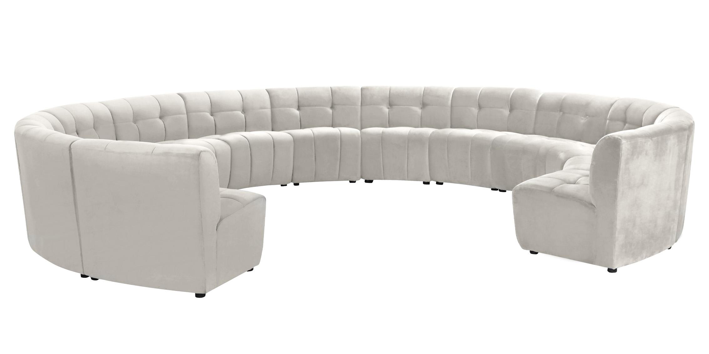 

    
645Cream-13PC Meridian Furniture Modular Sectional Sofa
