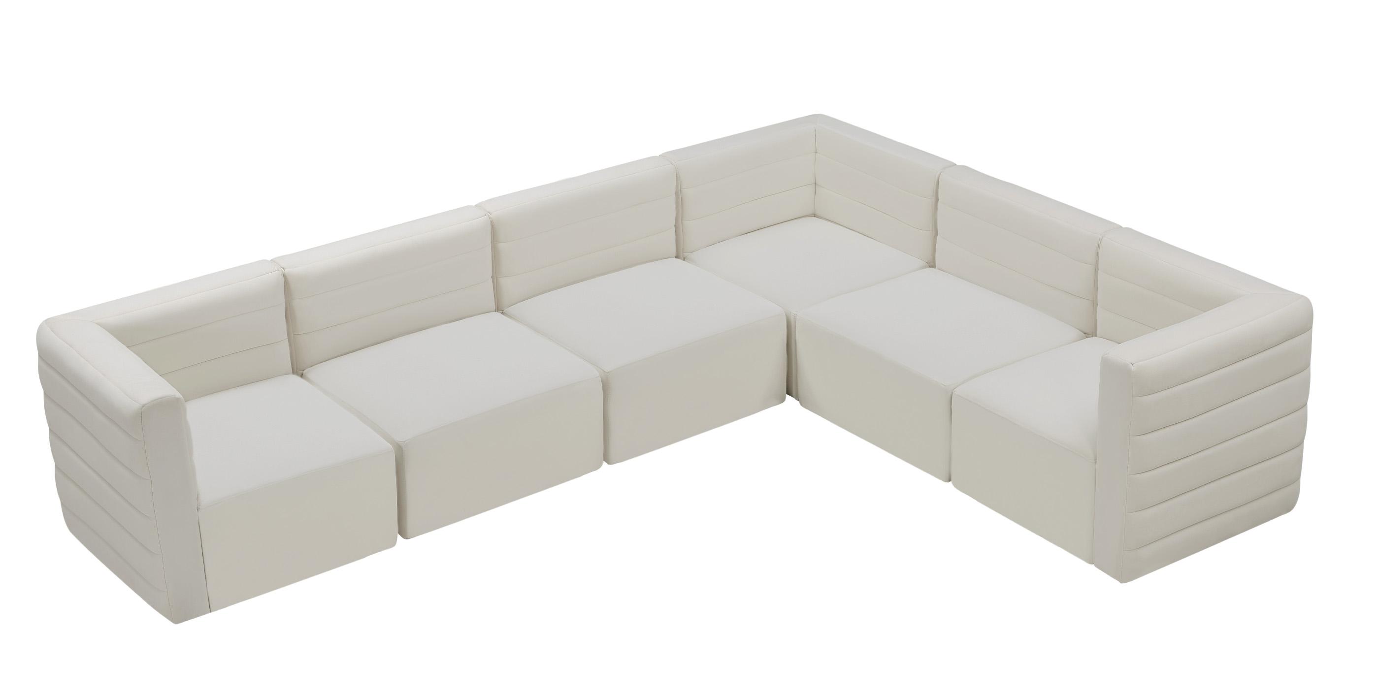 

        
Meridian Furniture Quincy 677Cream-Sec6A Modular Sectional Sofa Cream Velvet 94308261553
