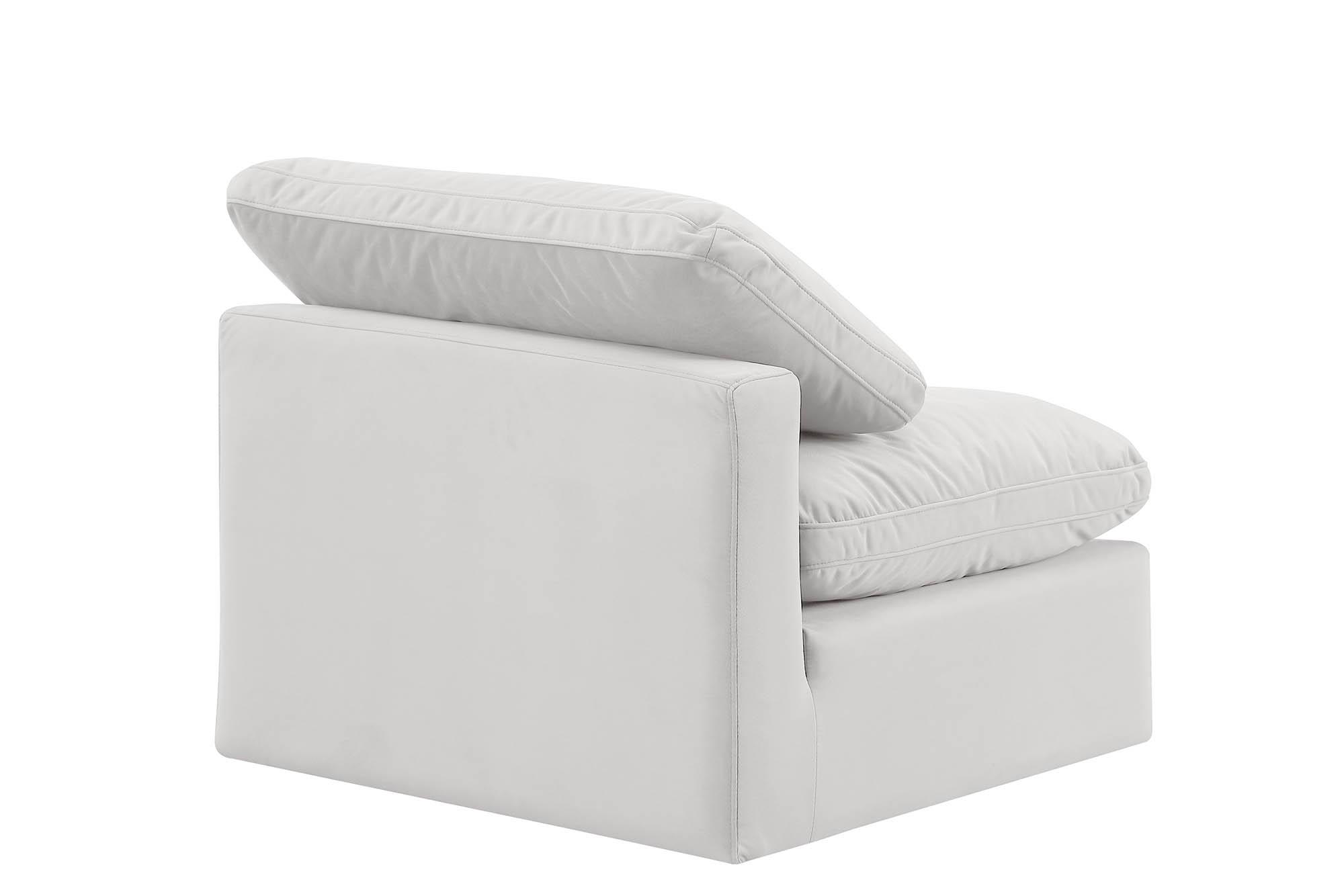 

    
147Cream-Armless Meridian Furniture Armless Chair
