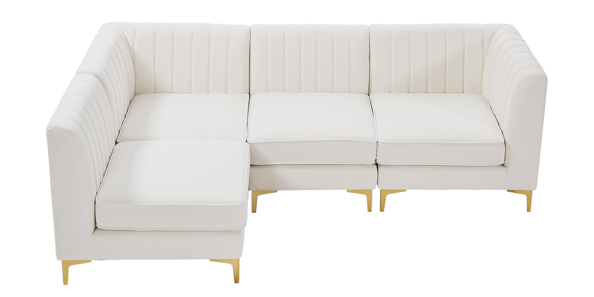 

    
604Cream-Sec4A Meridian Furniture Modular Sectional Sofa
