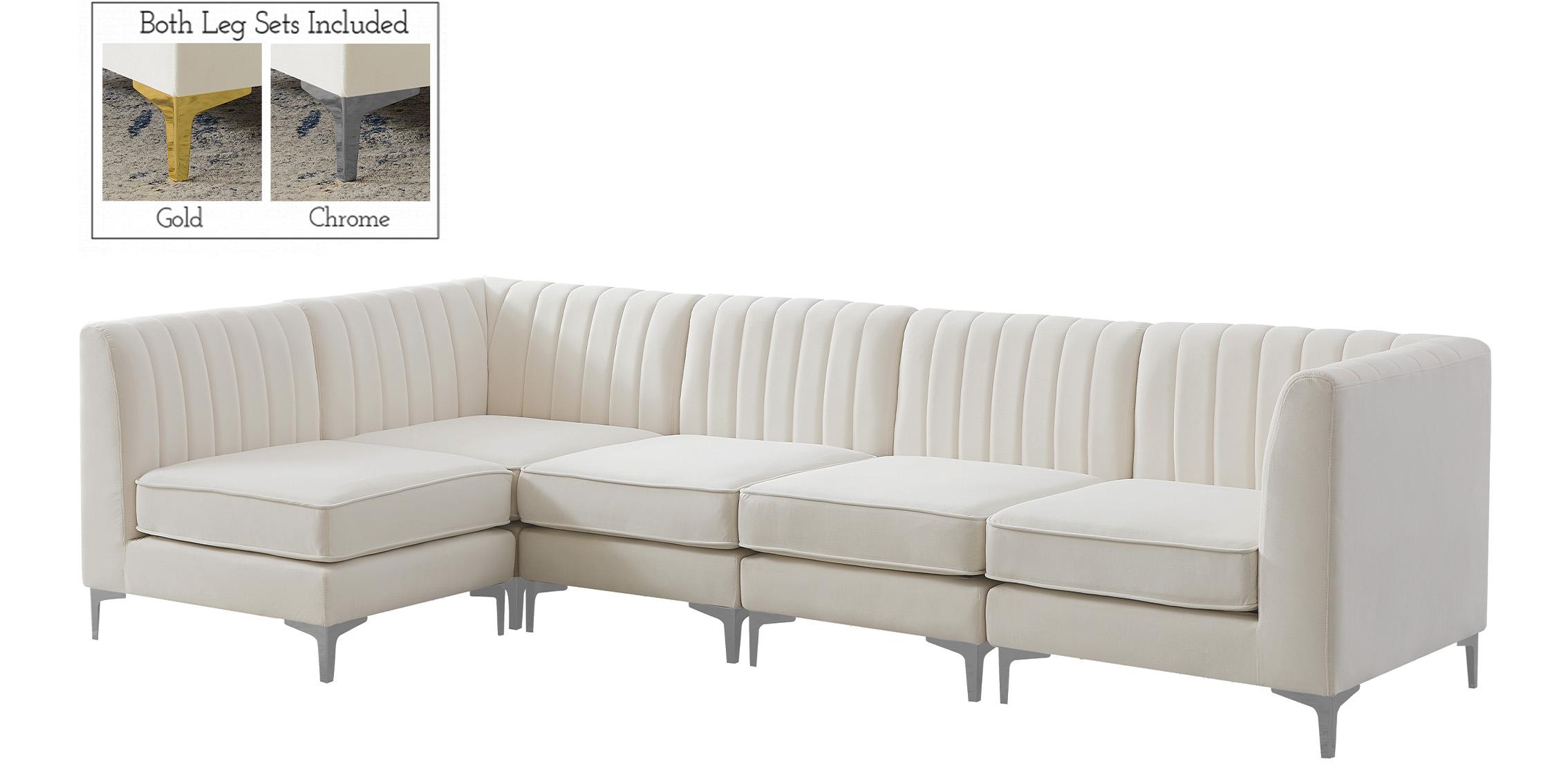 

    
Meridian Furniture ALINA 604Cream-Sec5B Modular Sectional Sofa Cream 604Cream-Sec5B
