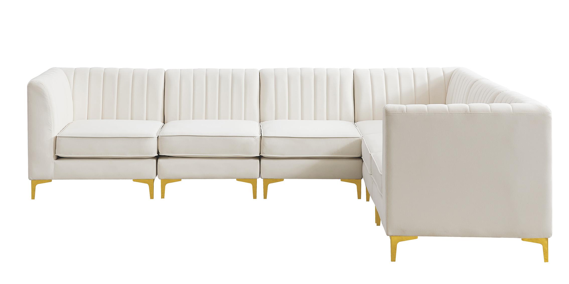 

    
604Cream-Sec6A Meridian Furniture Modular Sectional Sofa
