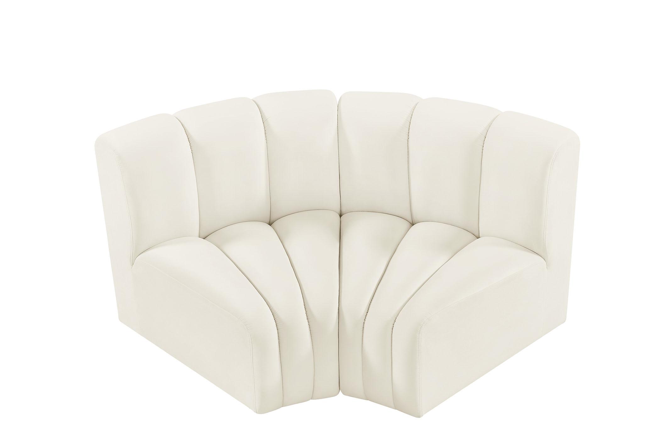 

        
Meridian Furniture ARC 103Cream-S2B Modular Sectional Sofa Cream Velvet 094308298368
