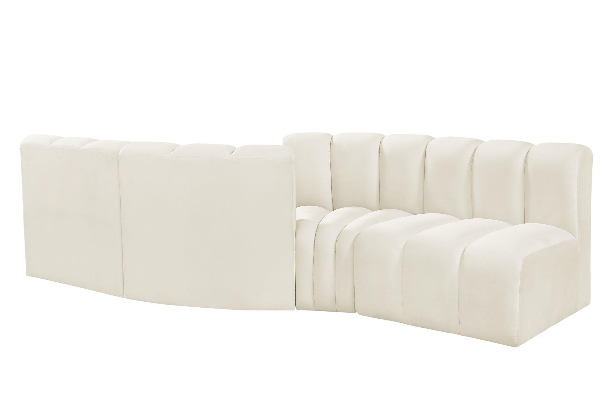 

    
103Cream-S4A Meridian Furniture Modular Sectional Sofa
