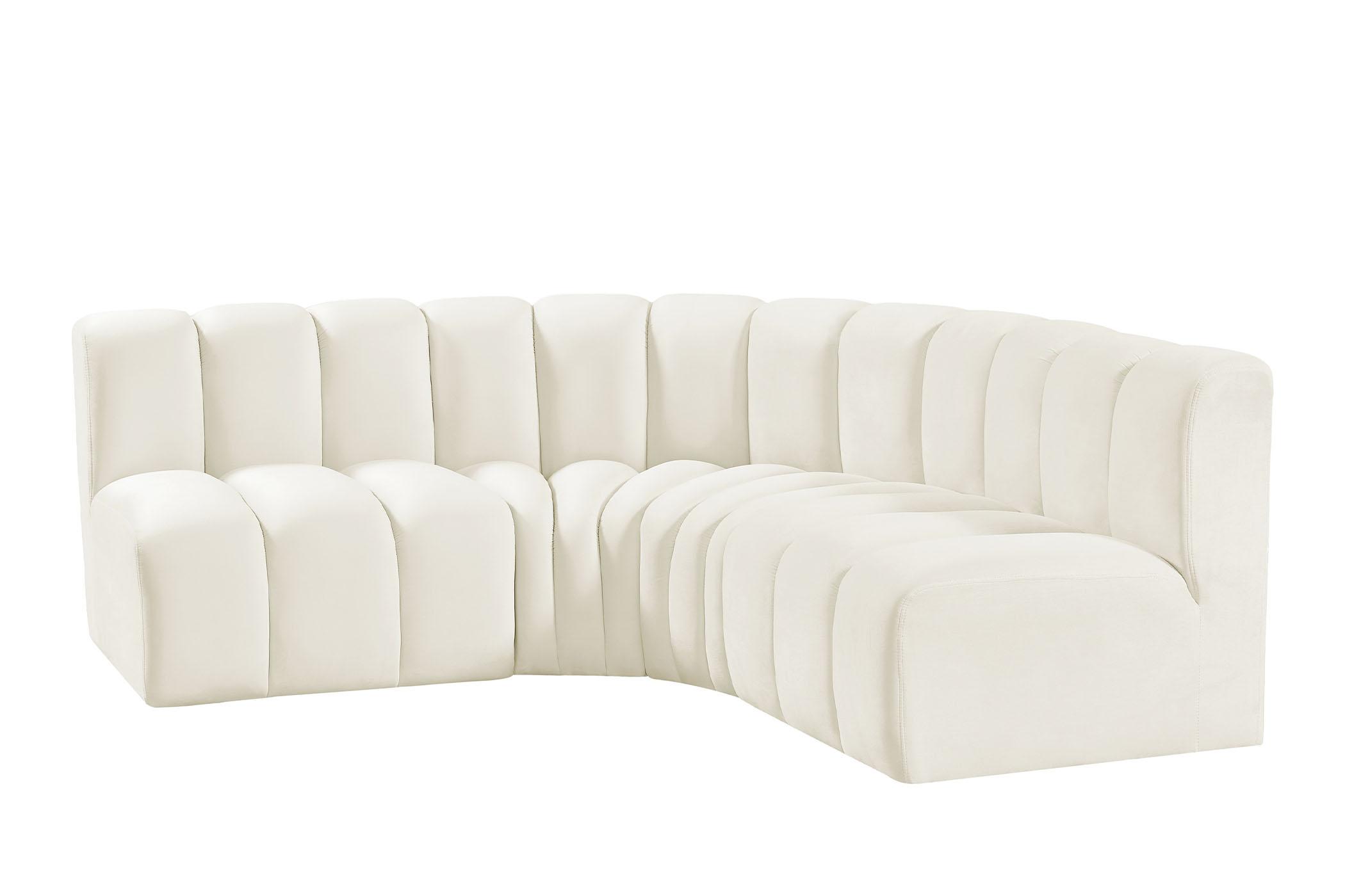 

    
103Cream-S4B Meridian Furniture Modular Sectional Sofa
