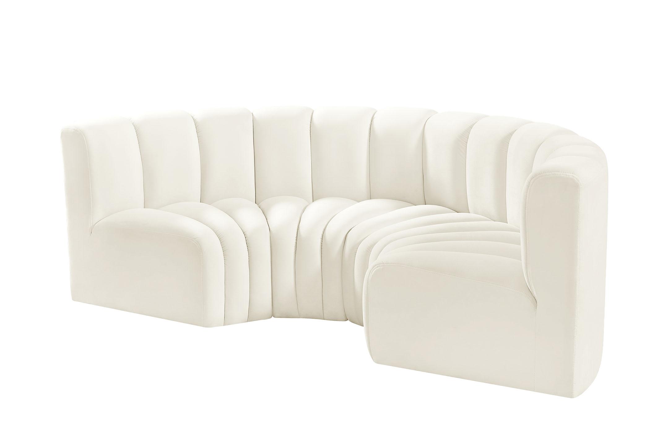 

    
103Cream-S4C Meridian Furniture Modular Sectional Sofa
