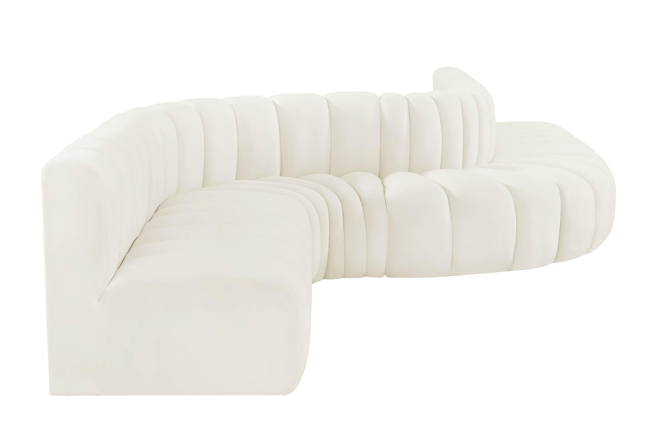 

    
103Cream-S8C Meridian Furniture Modular Sectional Sofa
