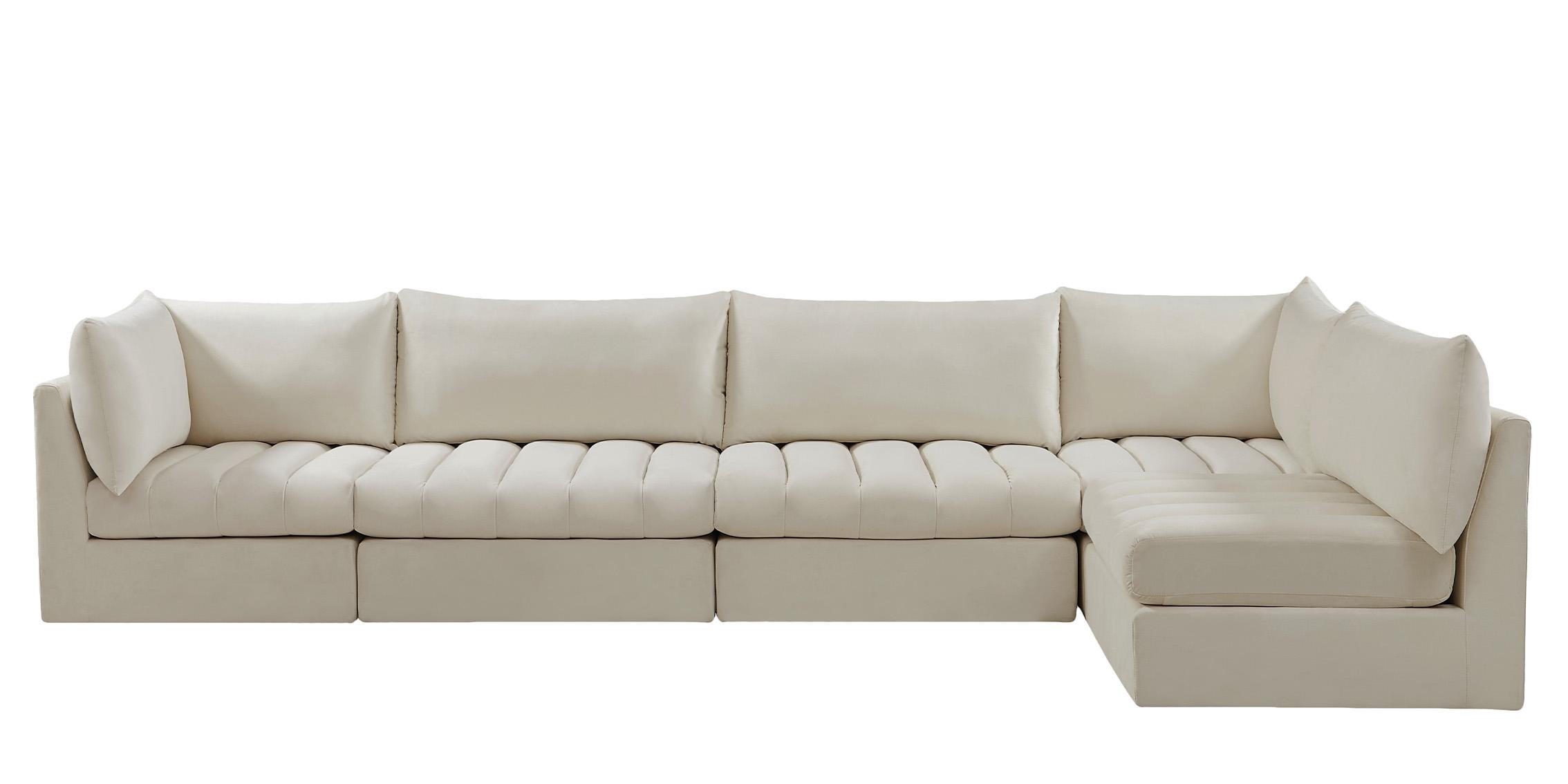 

        
Meridian Furniture JACOB 649Cream-Sec5A Modular Sectional Sofa Cream Velvet 94308259352
