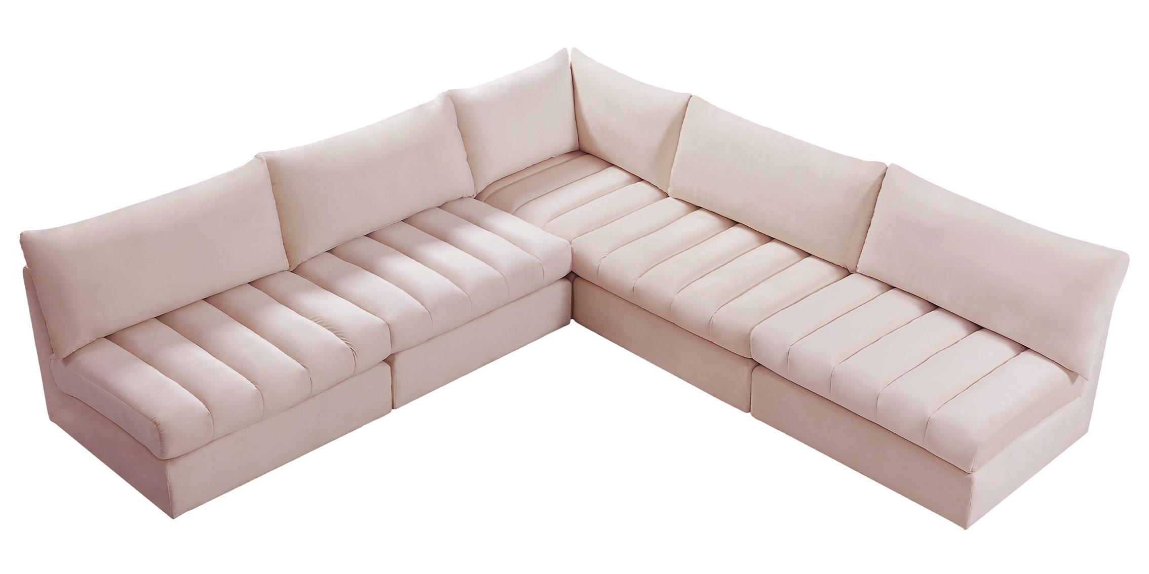 

        
Meridian Furniture JACOB 649Cream-Sec5B Modular Sectional Sofa Cream Velvet 94308259369
