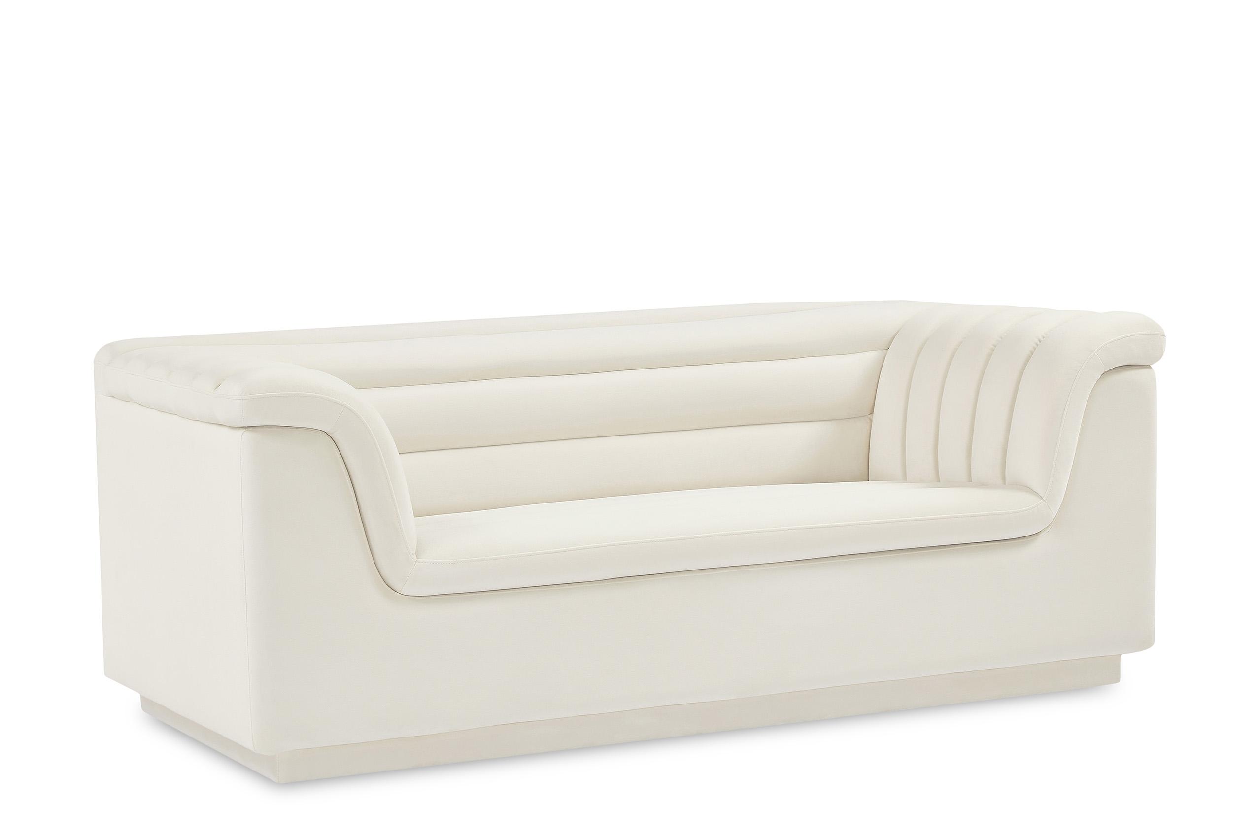 

        
Meridian Furniture CASCADE 192Cream-S-Set-2 Sofa Set Cream Velvet 094308287003
