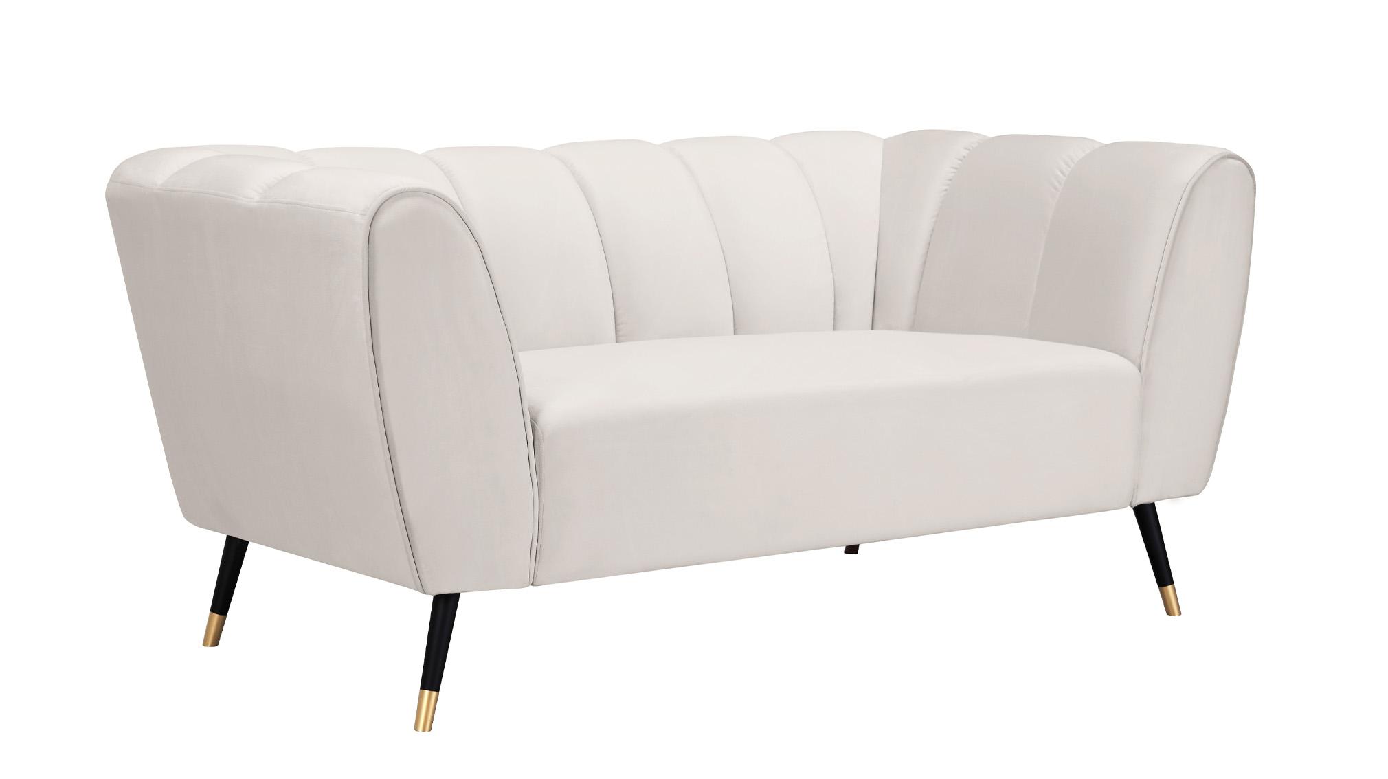 

        
Meridian Furniture BEAUMONT 626Cream Sofa Set Cream Velvet 753359804606
