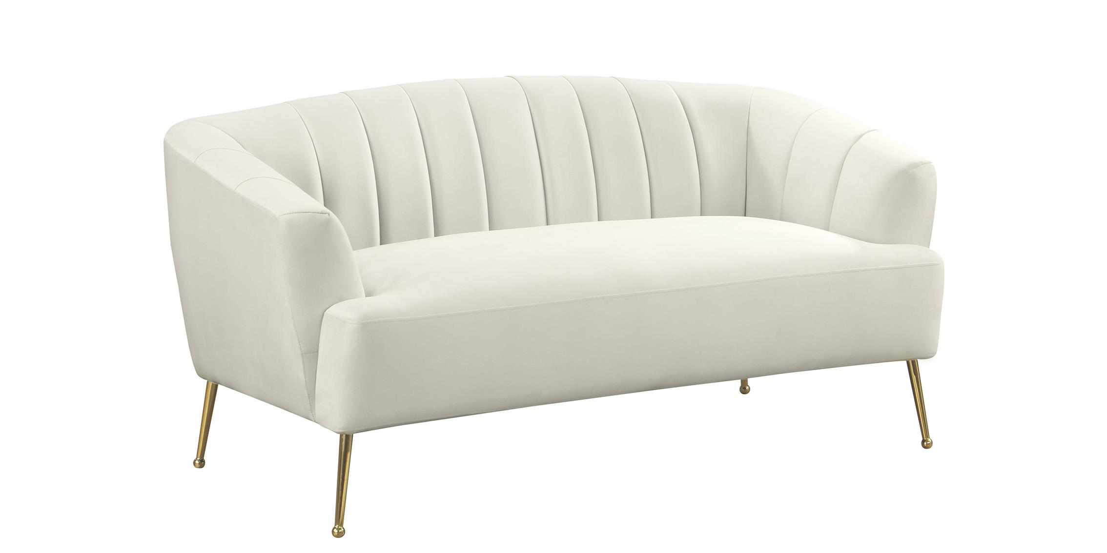 

        
Meridian Furniture TORI 657Cream Sofa Set Cream/Gold Velvet 704831407549
