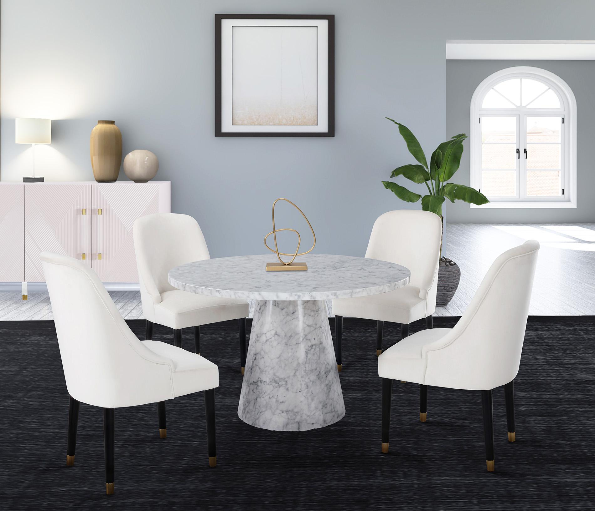 

    
923Cream-C Meridian Furniture Dining Chair Set
