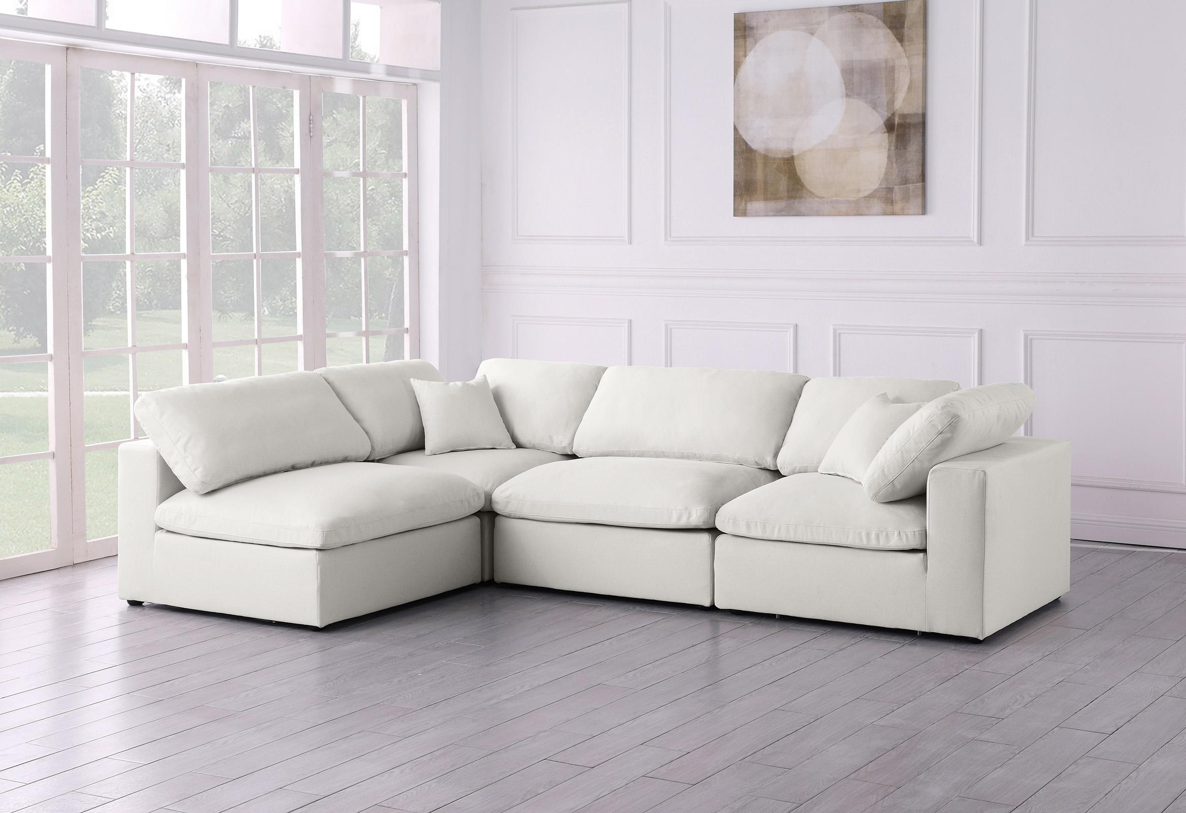 

        
Meridian Furniture 602Cream-Sec4B Sectional Sofa Cream Fabric 094308257808

