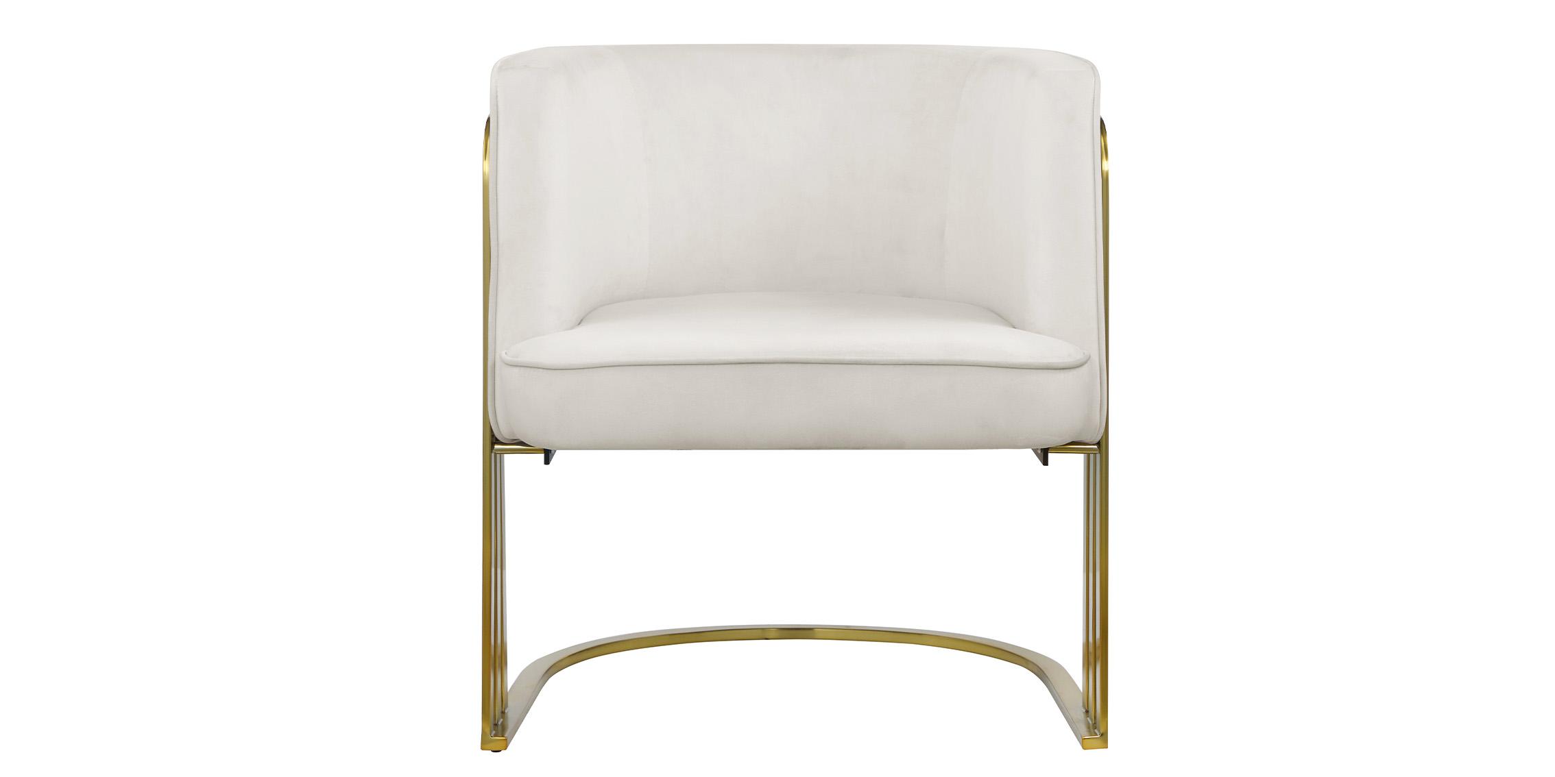 

    
533Cream-Set-2 Cream Velvet & Gold Accent Chair Set 2Pcs RAYS 533Cream Meridian Modern
