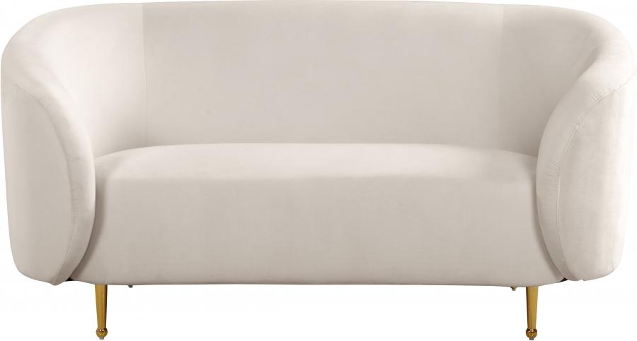 

        
Meridian Furniture Lavilla Sofa Loveseat and Chair Set Cream Velvet 00704831400885
