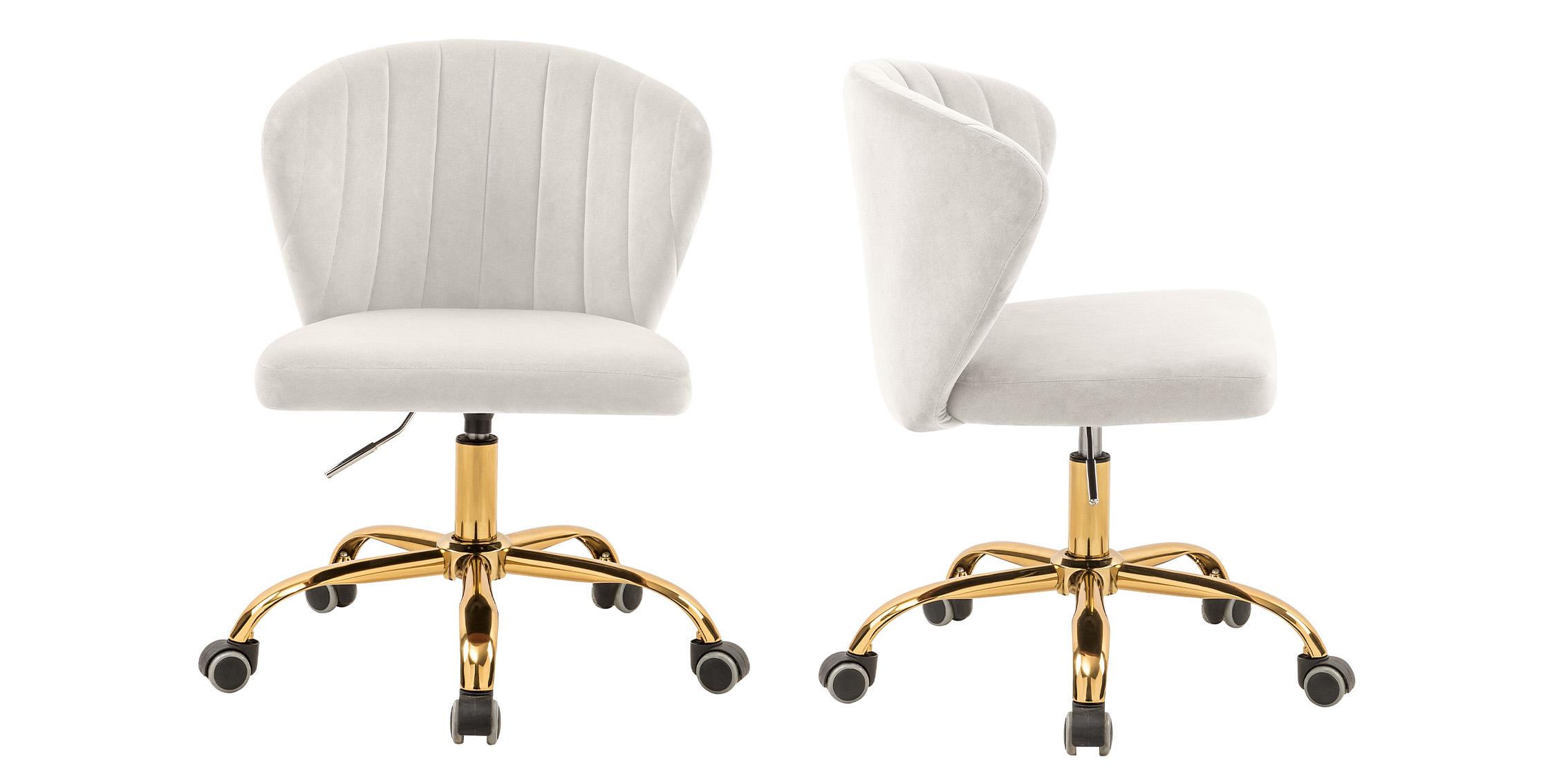 

    
Meridian Furniture FINLEY 165Cream Office Chair Cream/Gold 165Cream
